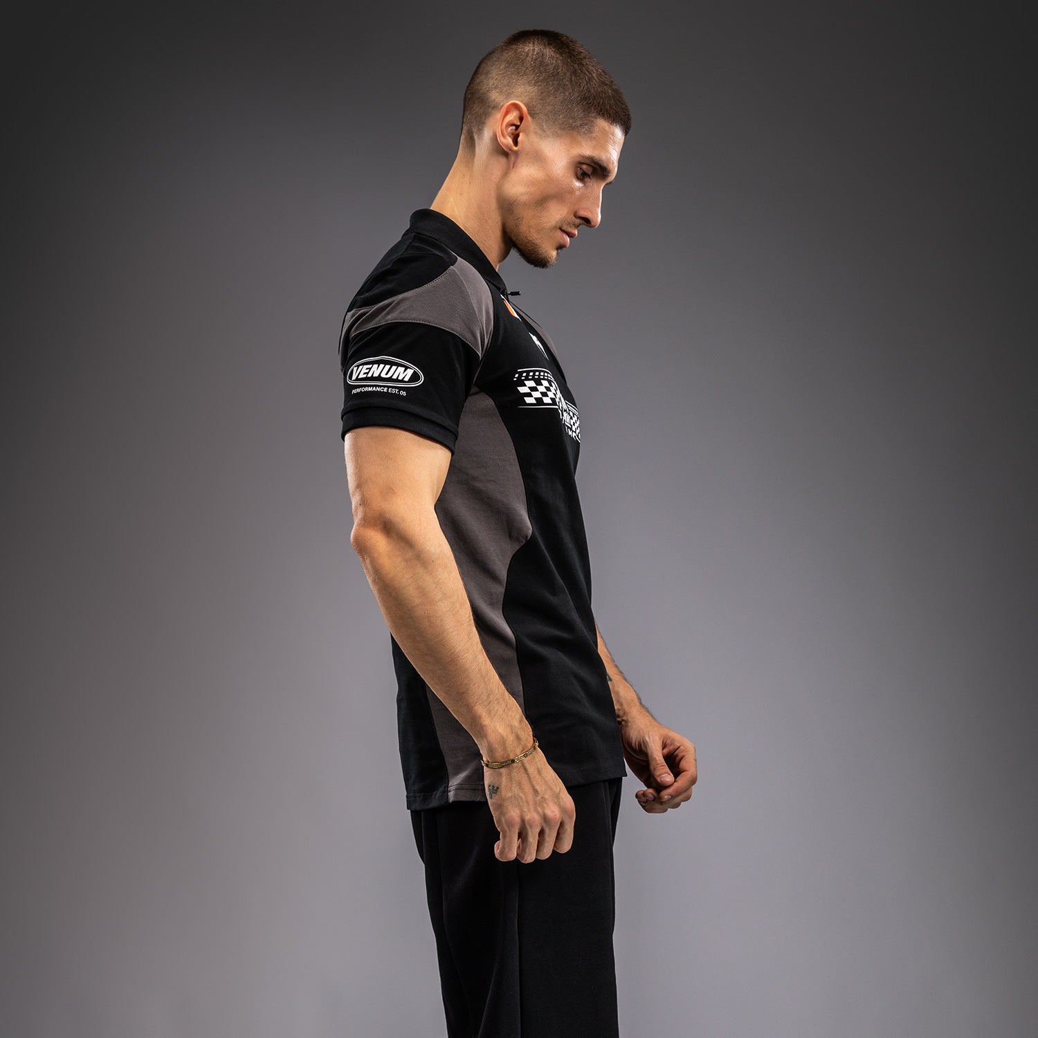 Polo en Coton Venum Motorsport - Noir Profond - product-type_Polos
