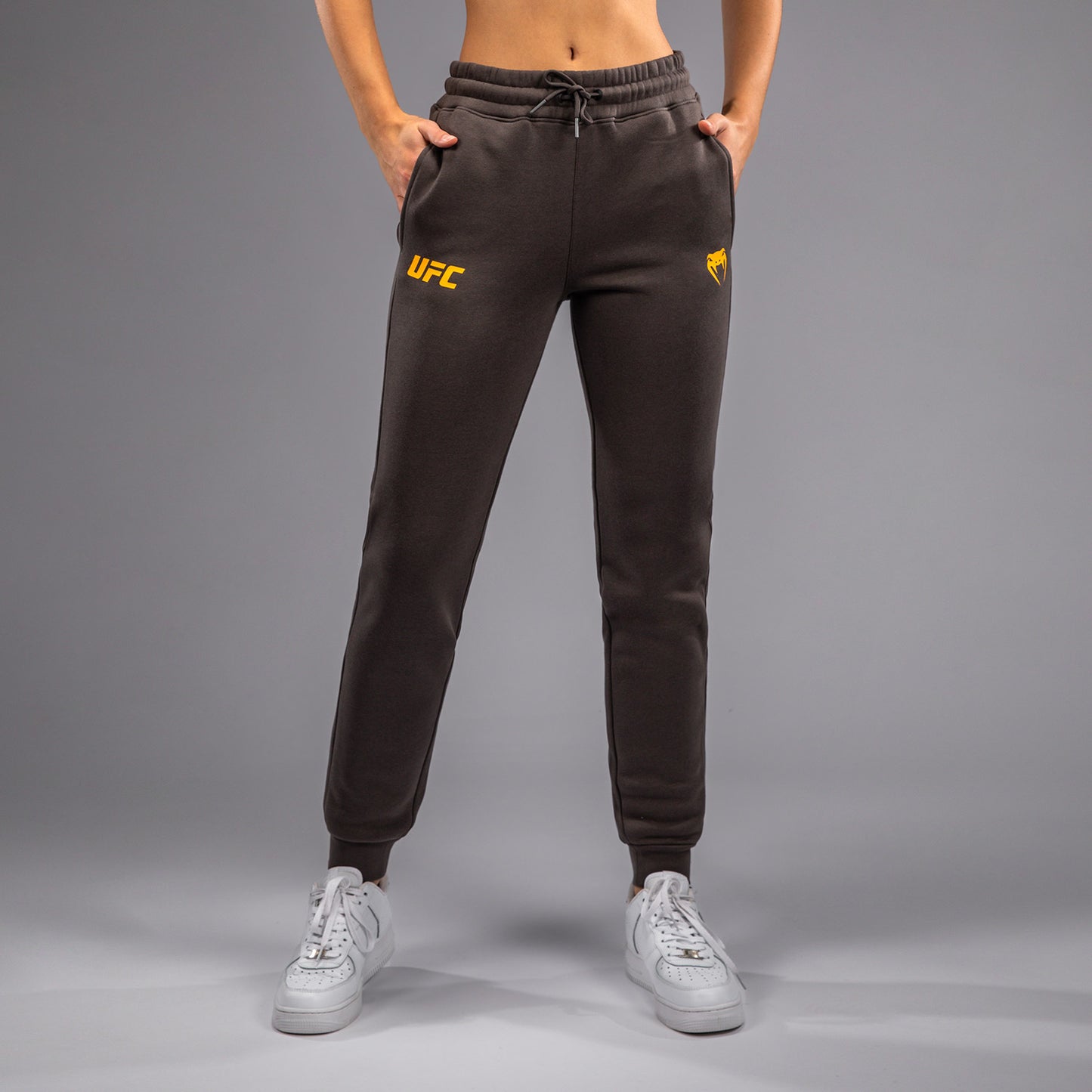 Pantalon en Coton pour Femmes UFC Fusion by Venum Fight Week - Marron Terrestre - product-type_Pantalons de jogging