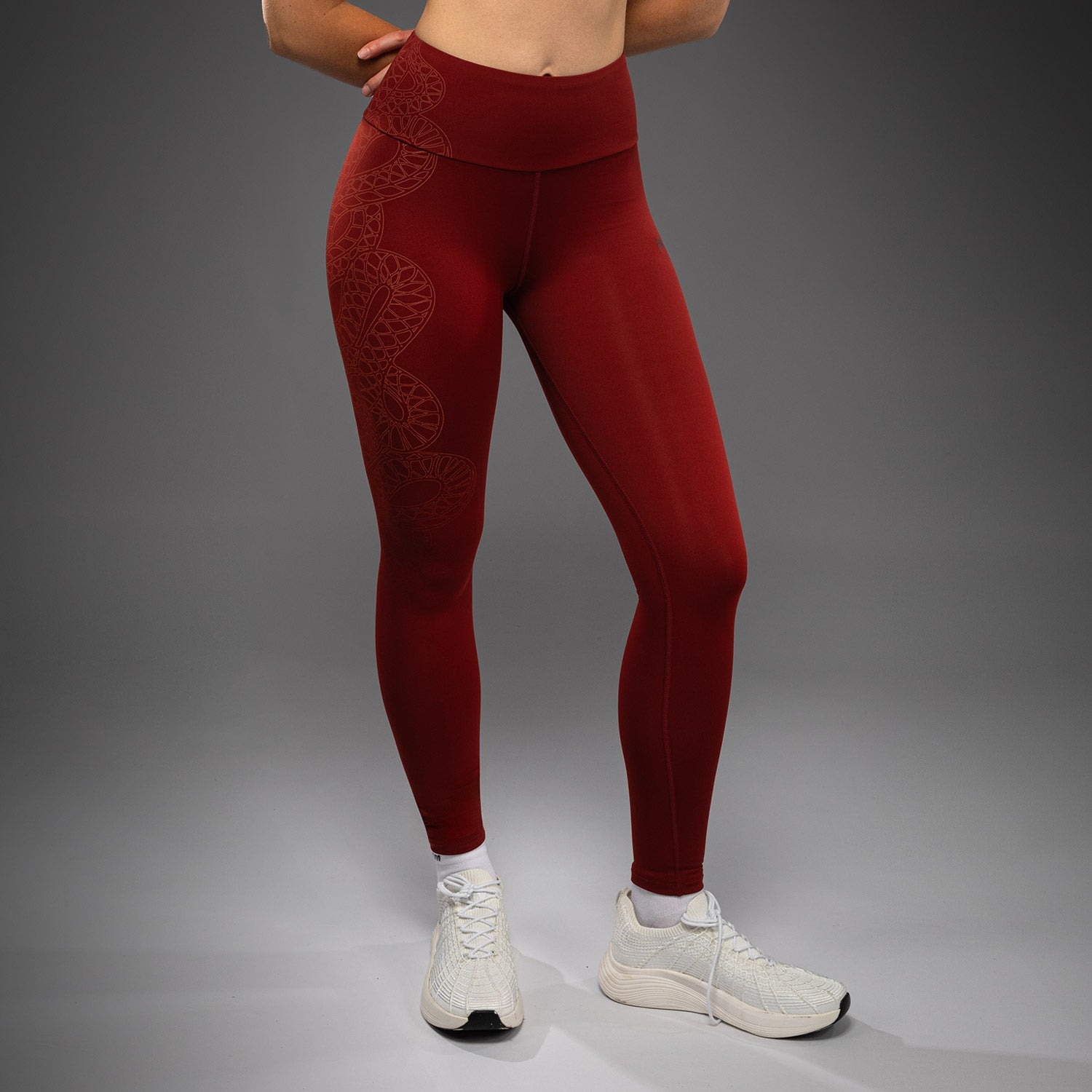 Legging Venum Serpenti – Bordeaux/Ivoire - product-type_Leggings
