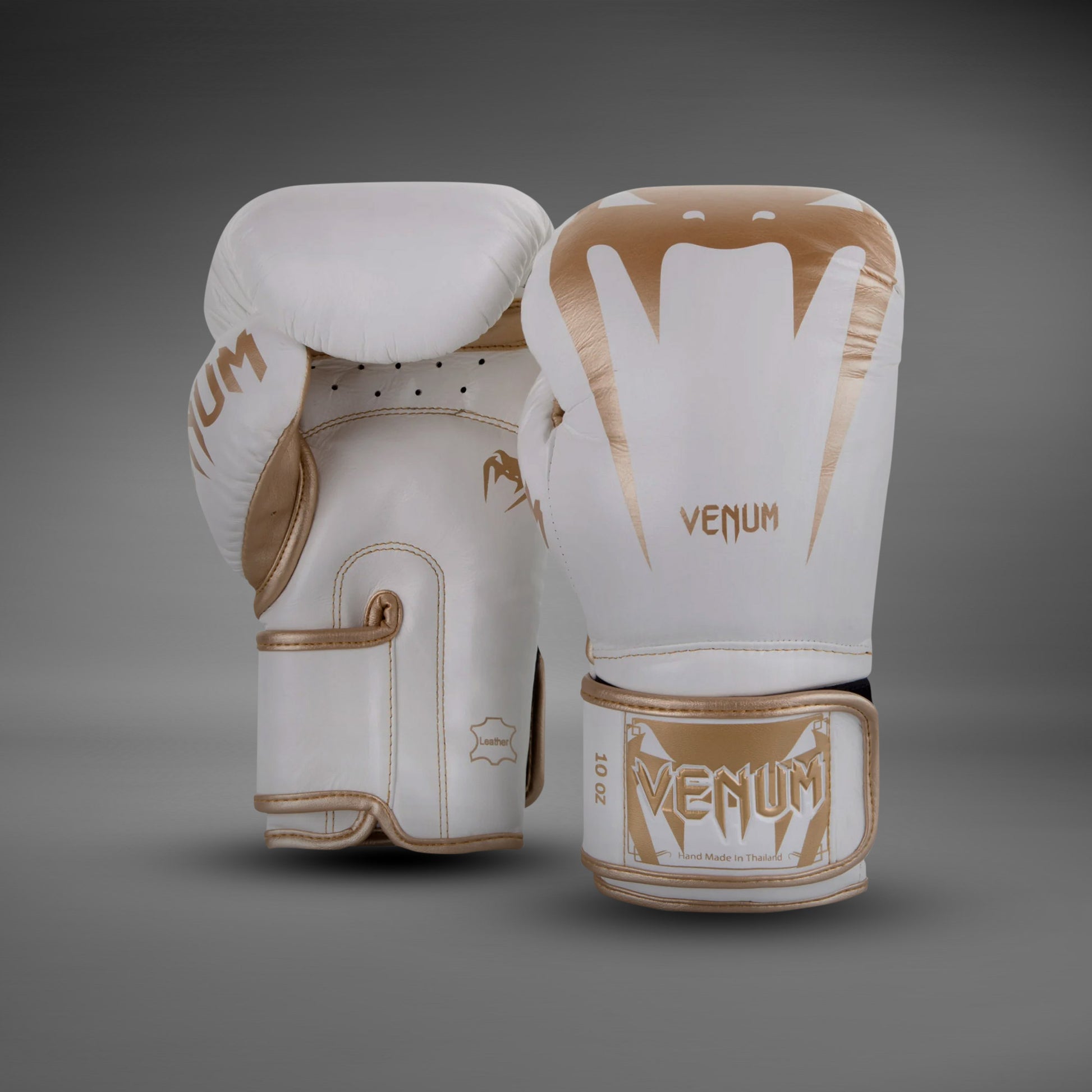 Gants de boxe Venum Giant 3.0 - Cuir Nappa - Blanc/Doré - product-type_Gants de boxe