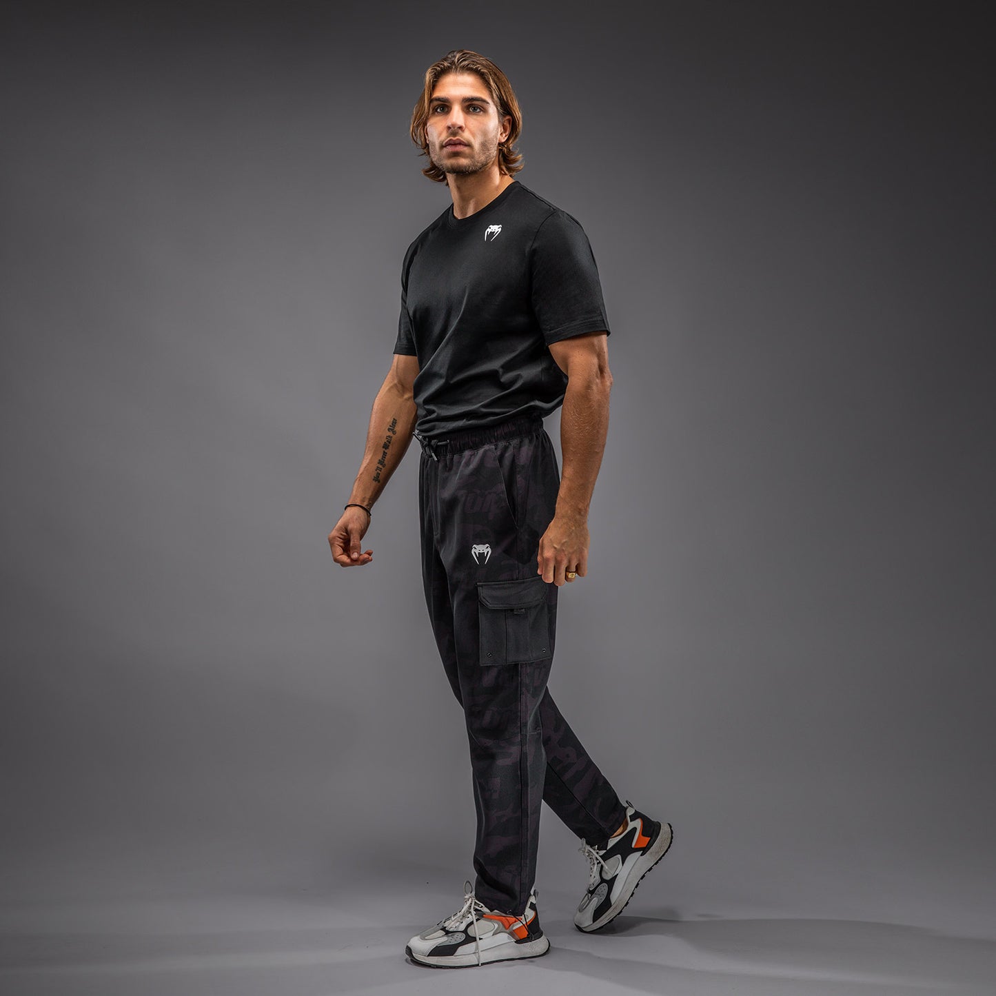 Jogging pour Hommes Venum Trooper - Noir/Violet - product-type_Pantalons de jogging