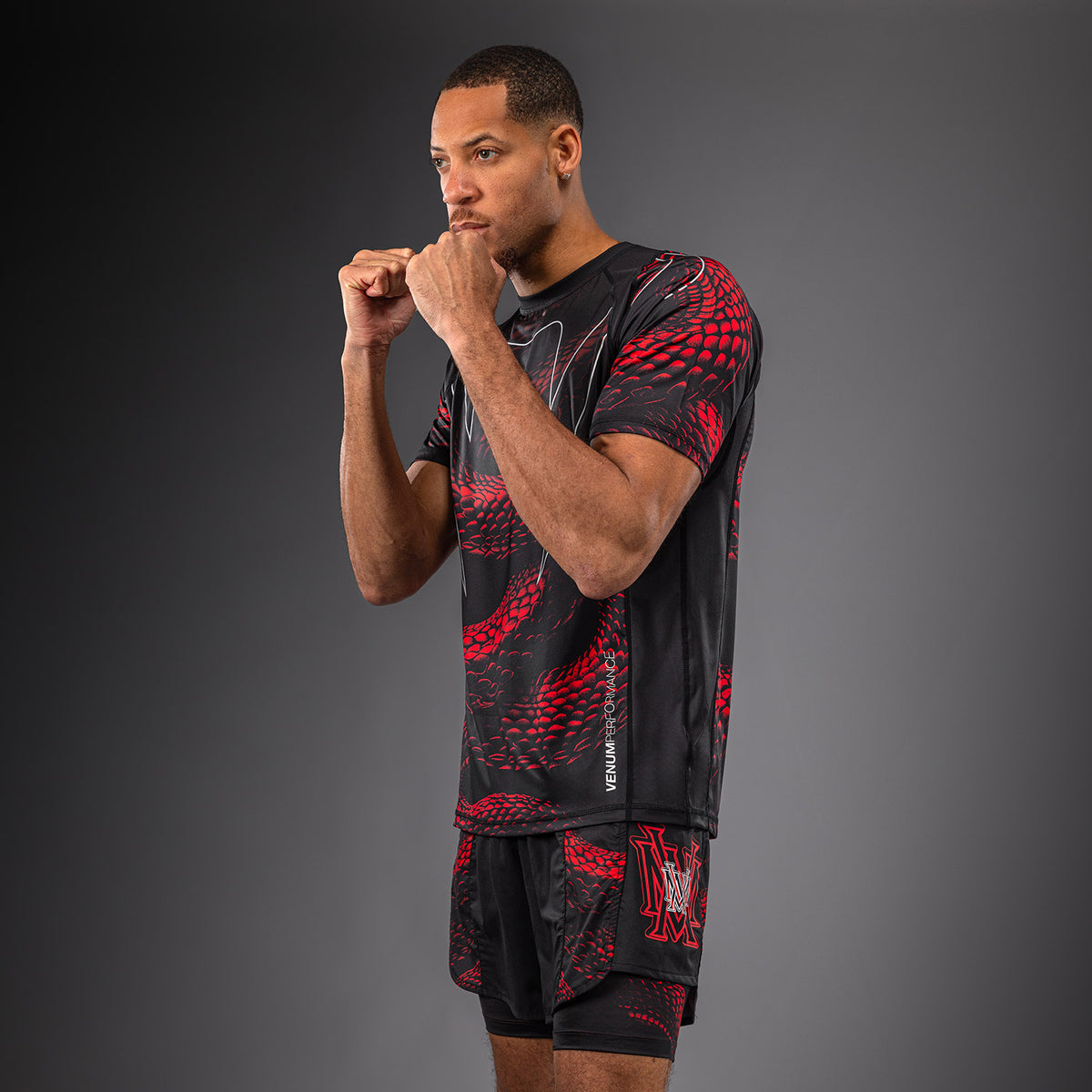 T-shirt Dry Tech Venum Matupa - Noir/Rouge/Argent - product-type_T-Shirts Dry Tech
