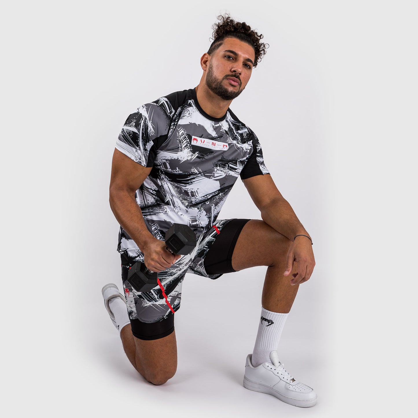 T-shirt Dry-Tech Venum Electron 3.0 - Gris/Rouge - product-type_T-Shirts Dry Tech