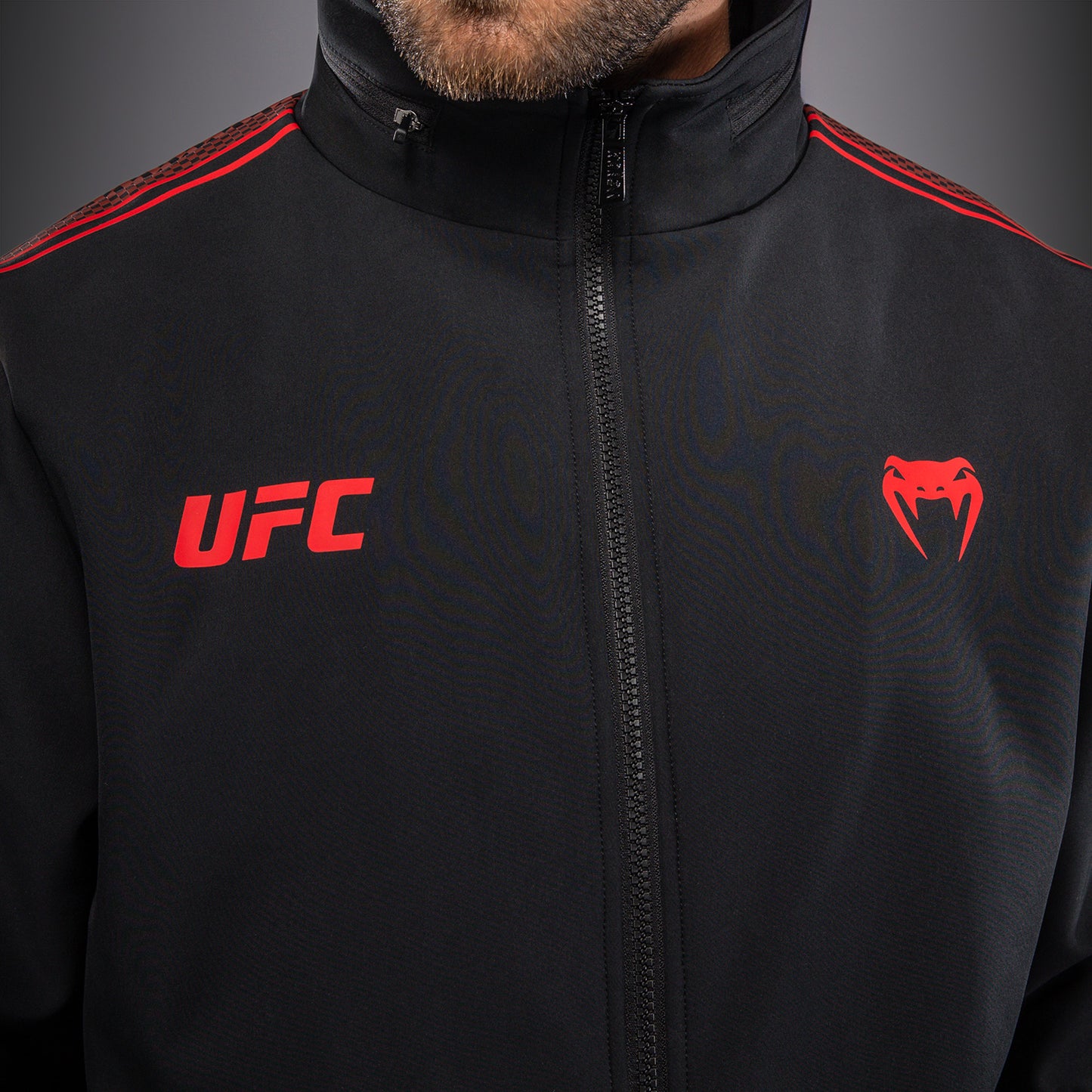 Sweat à Capuche Zippé pour Homme Venum UFC Unity by Venum Authentic Fight Week - Noir