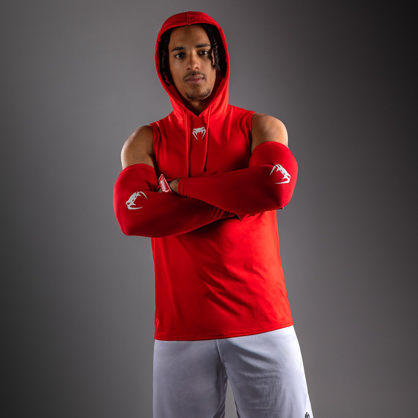 Sweat à capuche Dry Tech sans manches Venum Elite - Rouge - product-type_Sweatshirts