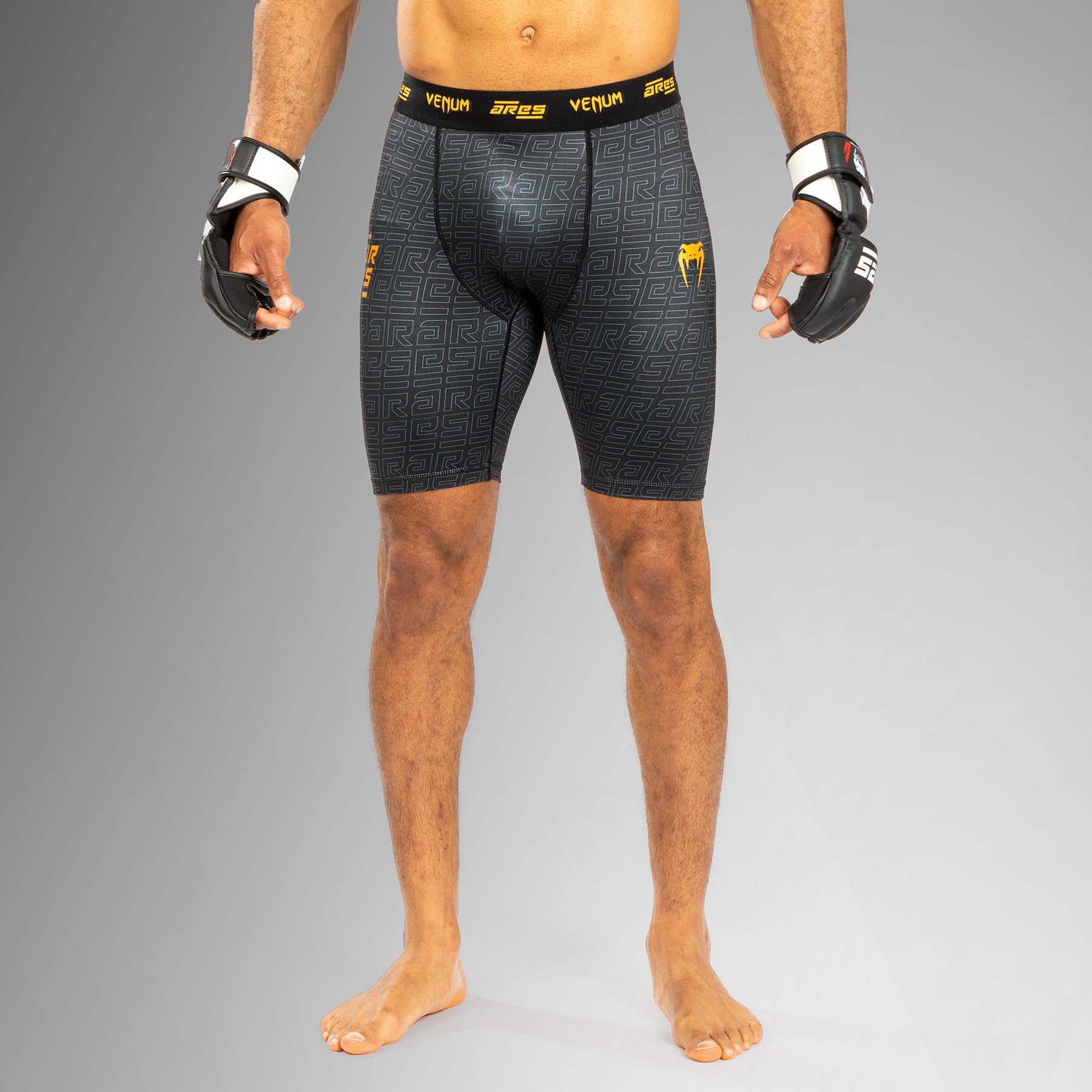 Short de Compression pour Hommes Venum x Ares - Noir/Or - product-type_Shorts de compression