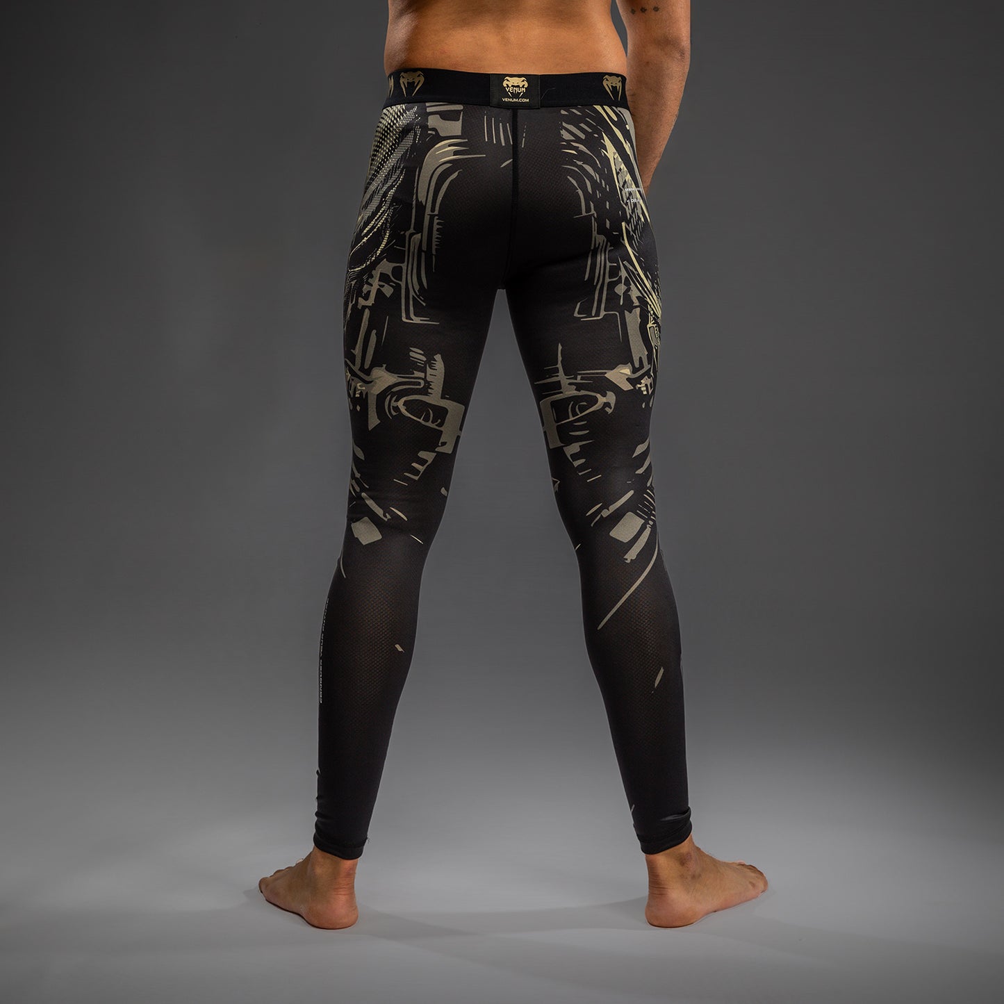 Pantalon de compression Venum Invader - Noir/Sable - product-type_Pantalons de Compression