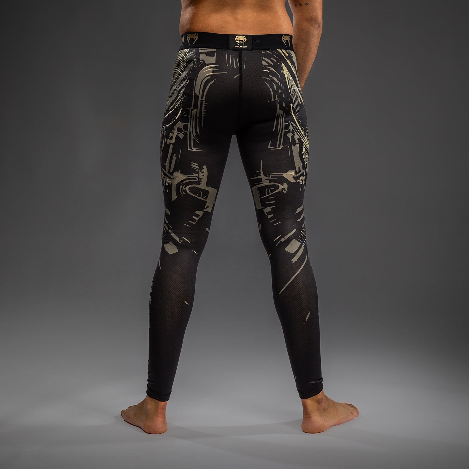 Pantalon de compression Venum Invader - Noir/Sable - product-type_Pantalons de Compression