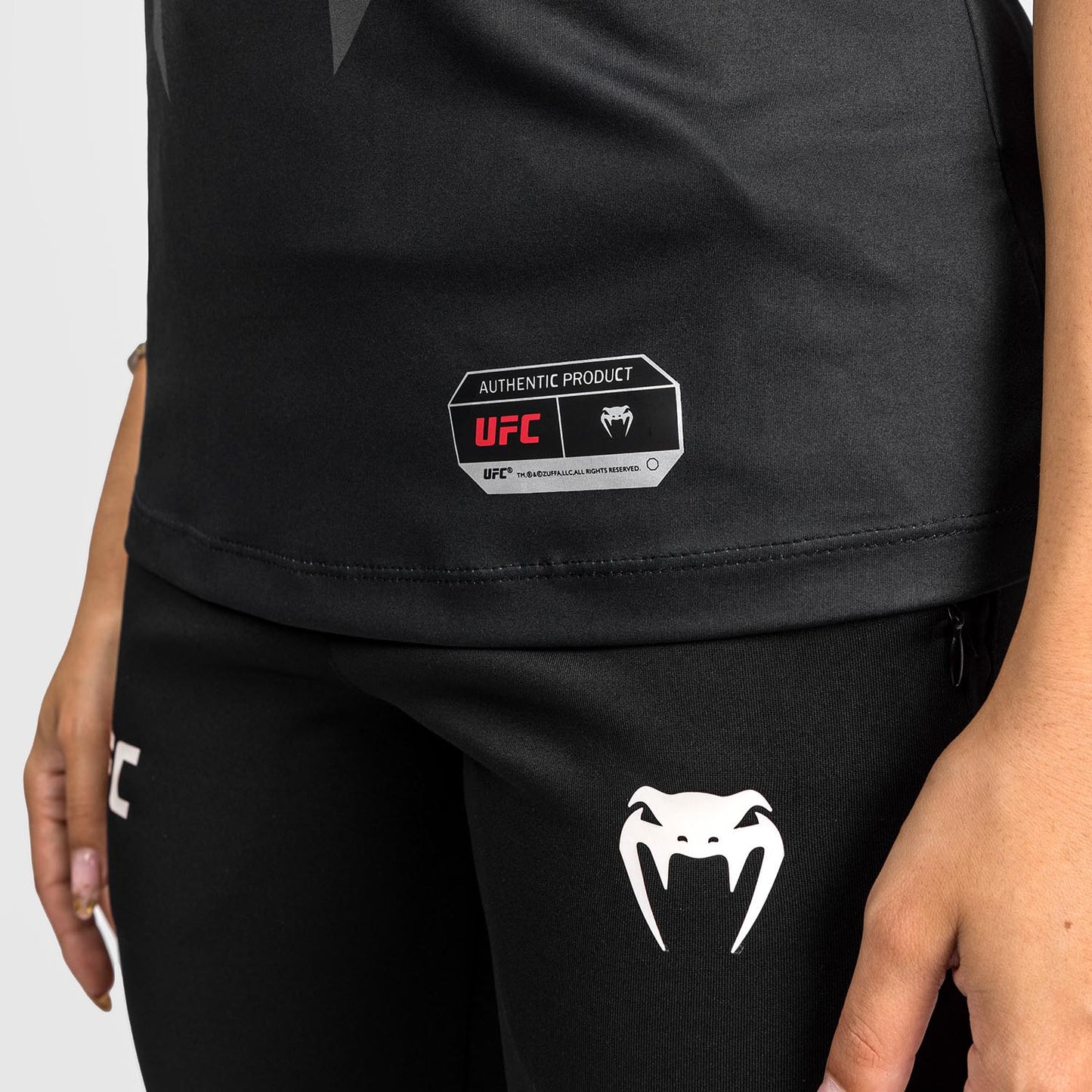 T-shirt Technique Femme UFC Venum Authentic Fight Night 2.0 - Noir