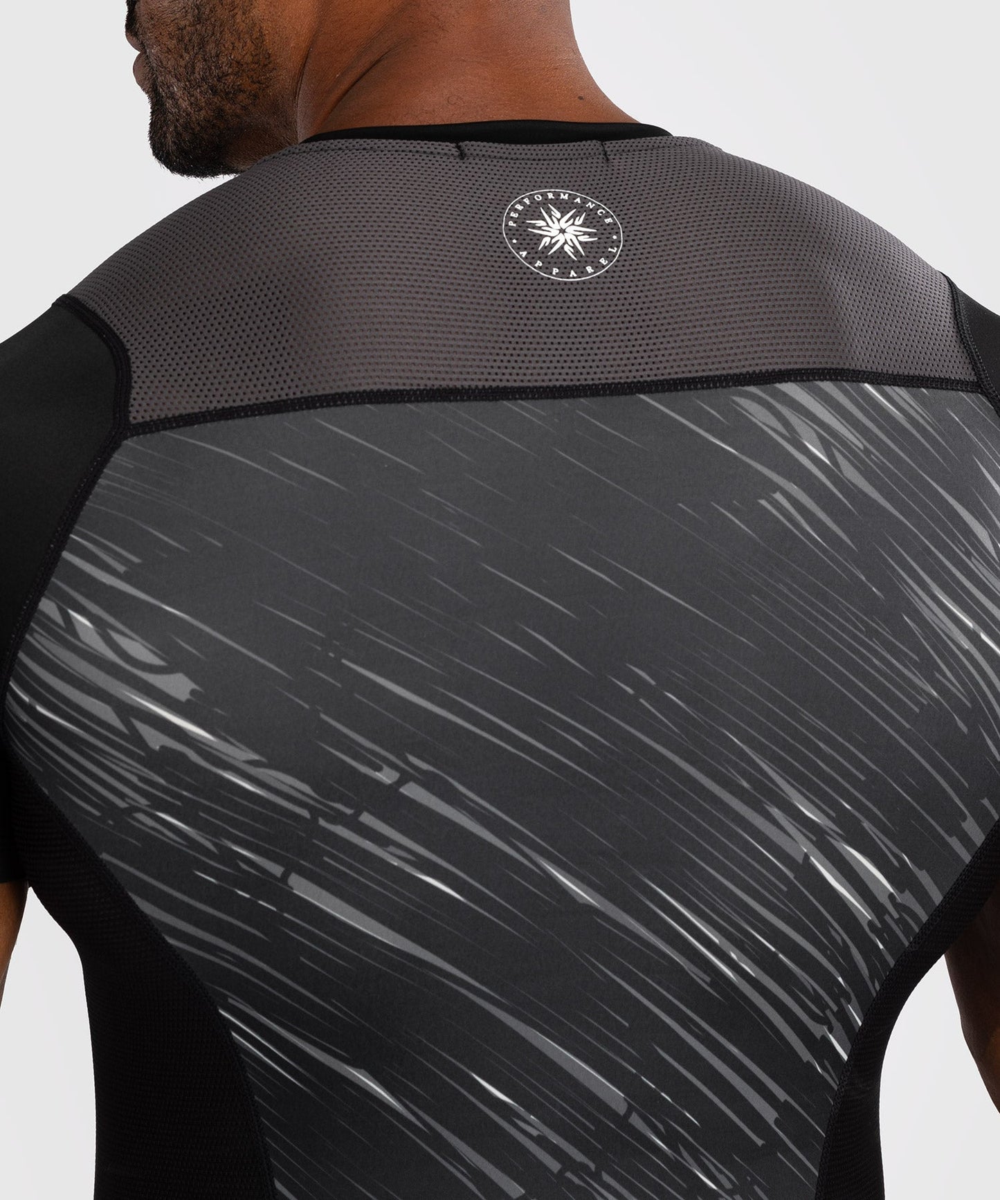 Rashguard Manches Courtes Venum Rapid - Noir/Gris Orage - product-type_T-Shirts de Compression