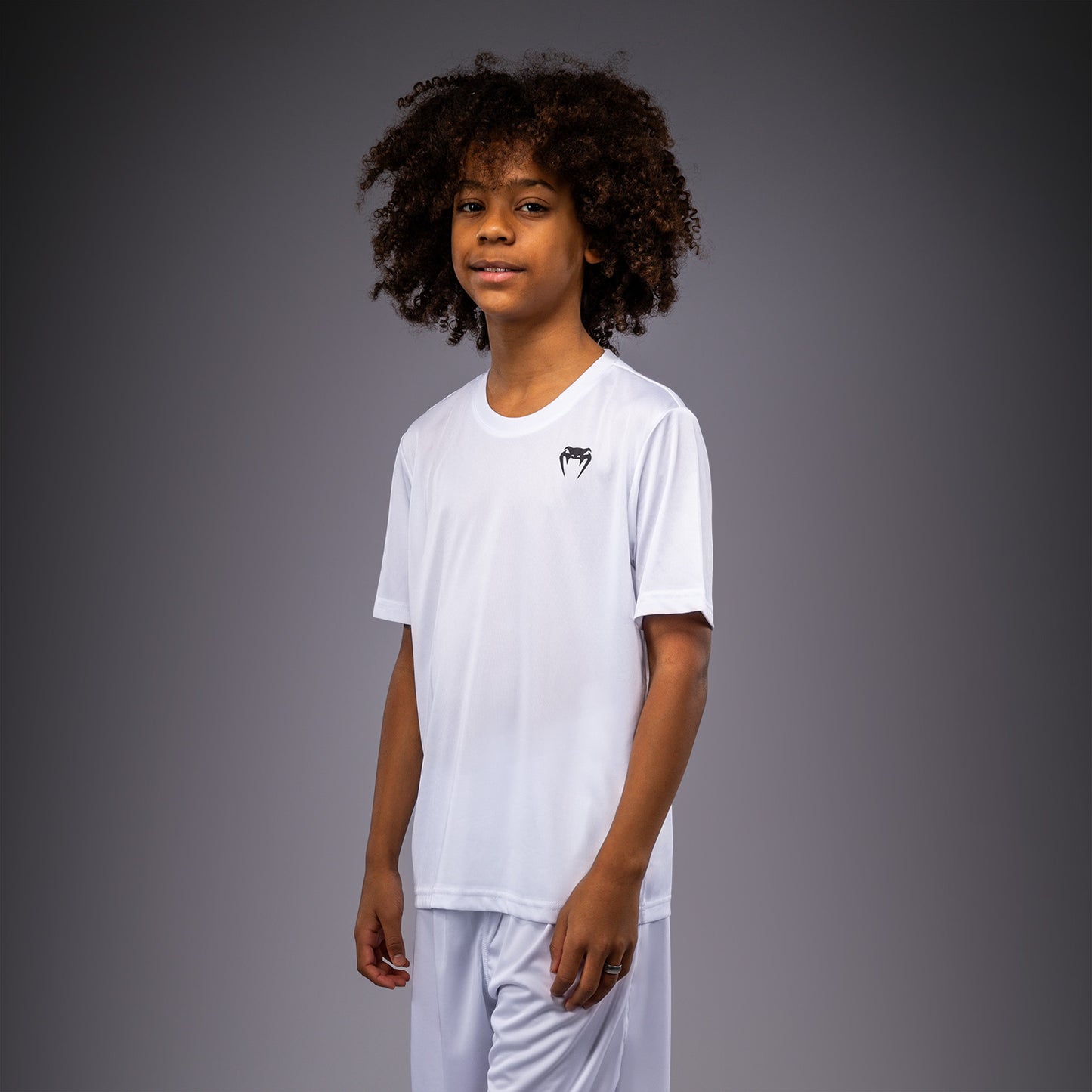 T-shirt à manches Courtes pour Enfant Venum Lineup - Blanc/Noir - product-type_T-Shirts Dry Tech