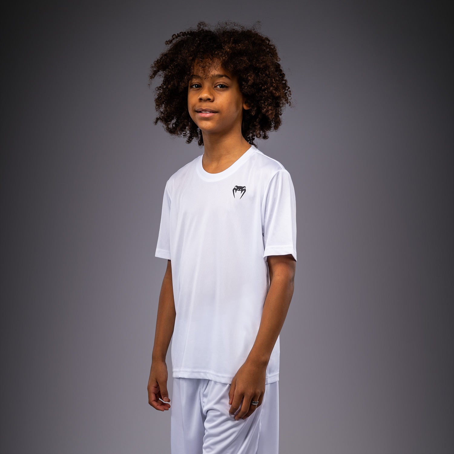 T-shirt à manches Courtes pour Enfant Venum Lineup - Blanc/Noir - product-type_T-Shirts Dry Tech