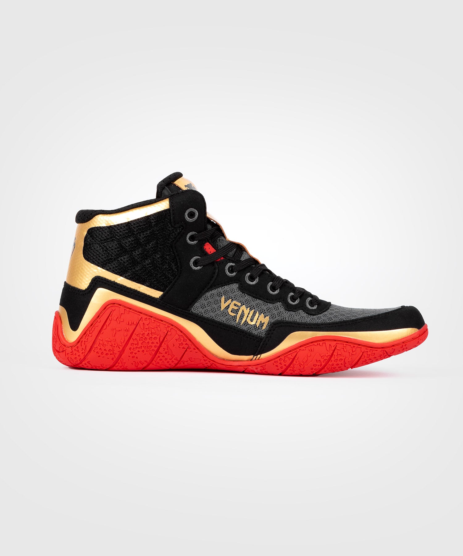 Chaussures de lutte Venum Elite - Noir/Or/Rouge - product-type_chaussures de lutte