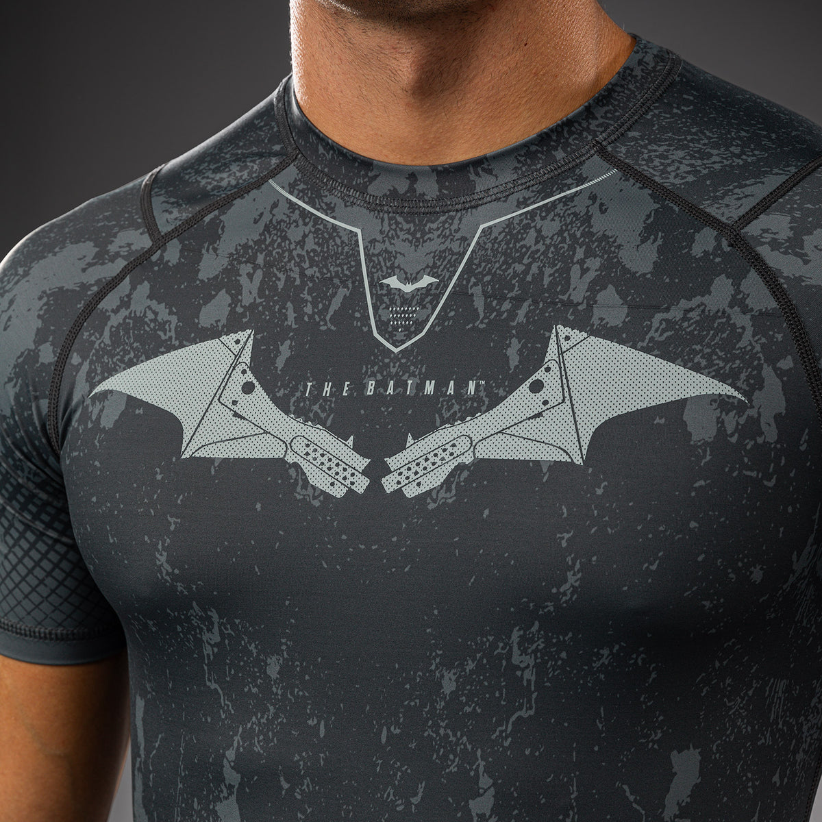Rashguard à manches courtes Venum x Batman - Gris