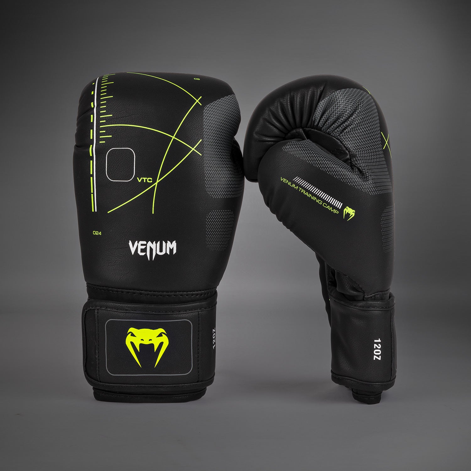 Gants de boxe Venum Training Camp 4.0 - Noir/Vert fluo - product-type_Gants de boxe