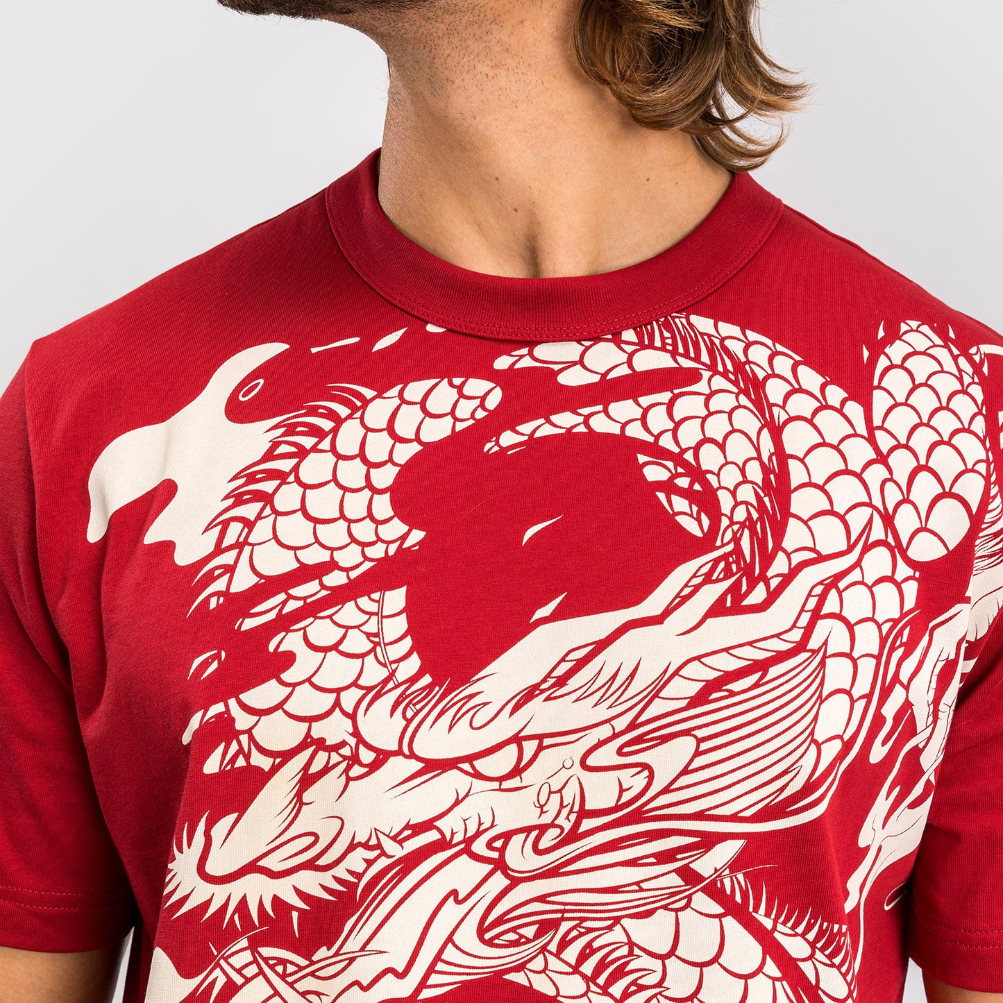 T-shirt Venum Dragon’s Flight - Rouge Cerise/Blanc crème - product-type_T-Shirts