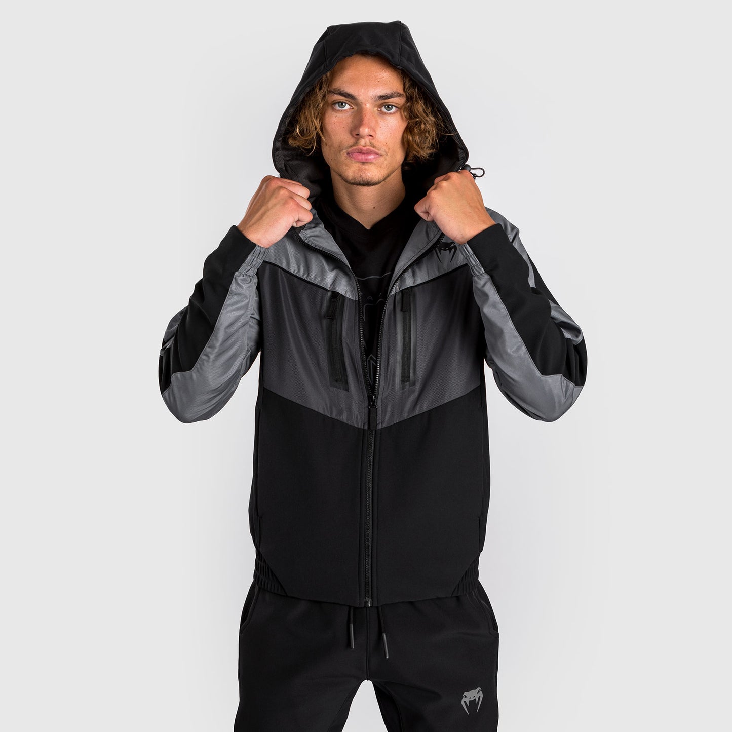 Veste de survêtement Venum Laser 3.0 - Noir/Gris - product-type_Vestes