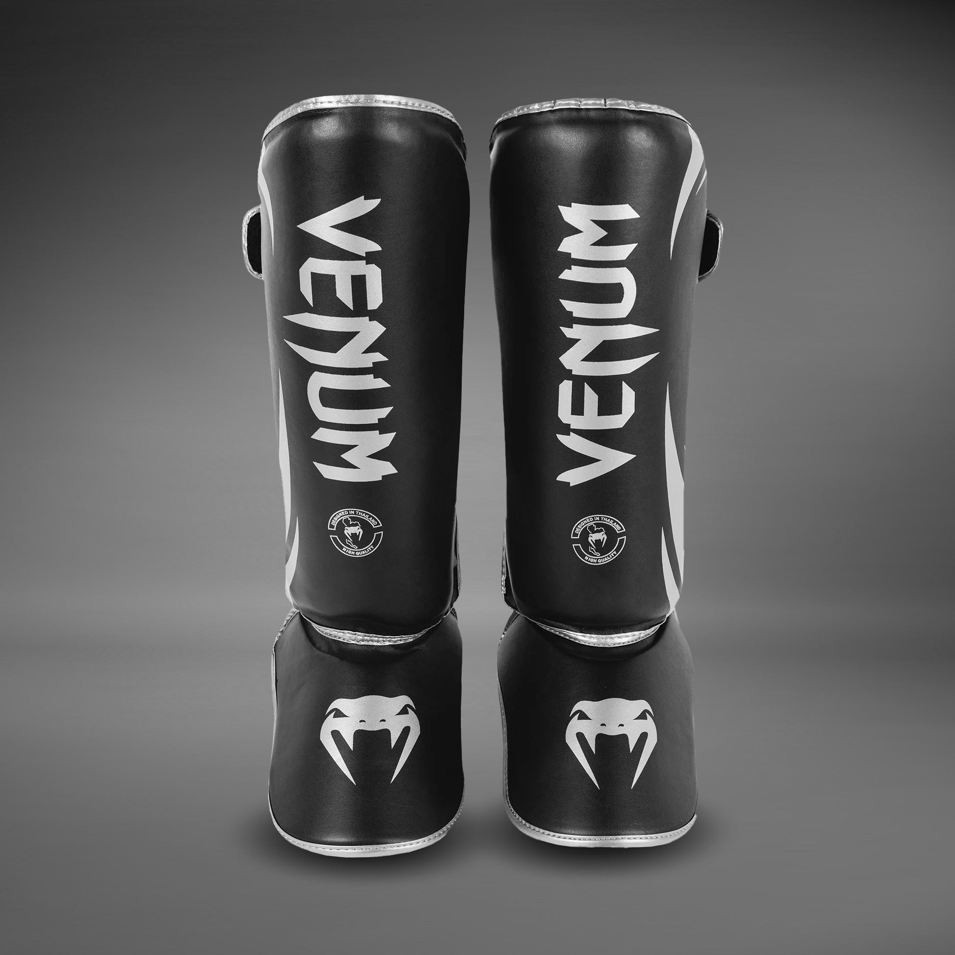 Protège-tibias Venum Challenger - Noir/Argent - product-type_Protège-tibias