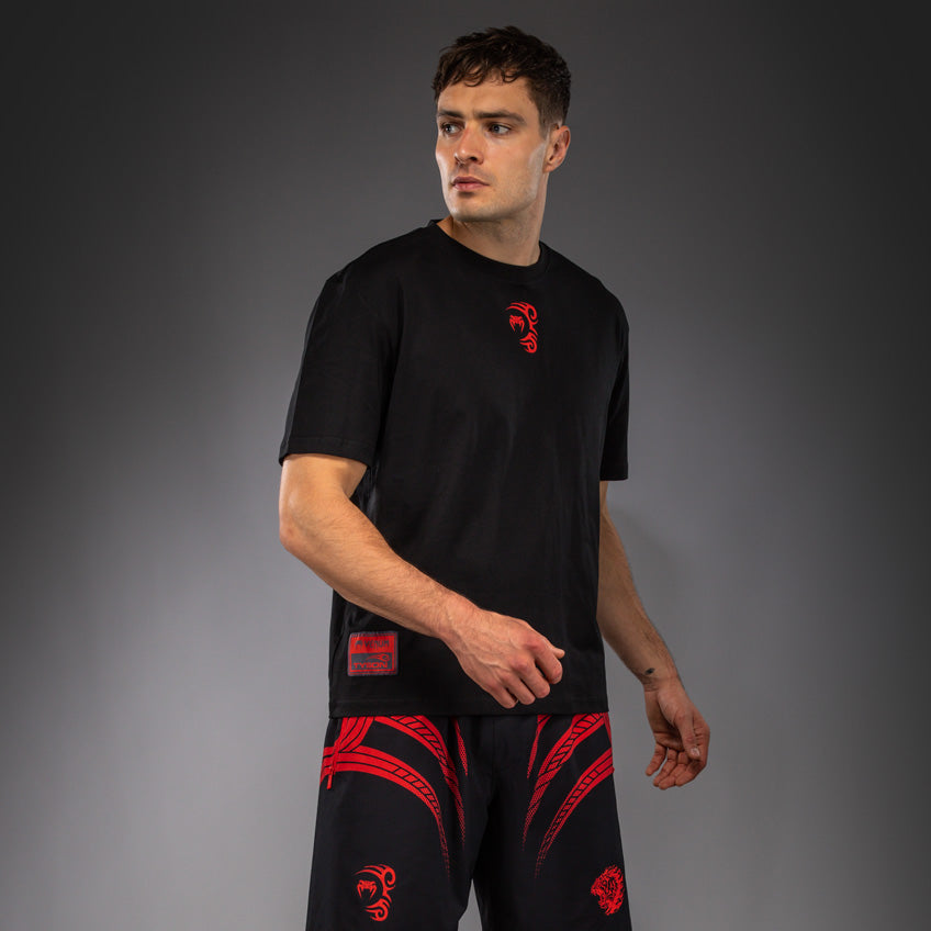 T-shirt Venum x Mike Tyson Tiger - Noir profond
