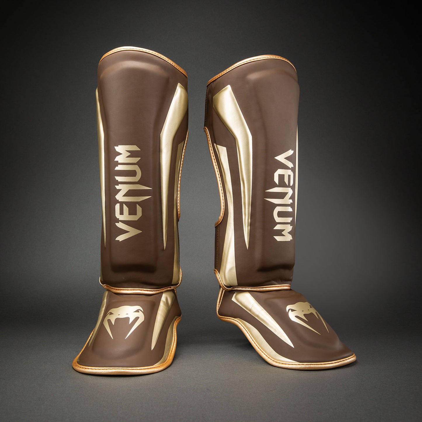 Protège-tibias Venum Elite - Marron foncé - product-type_Protège-tibias