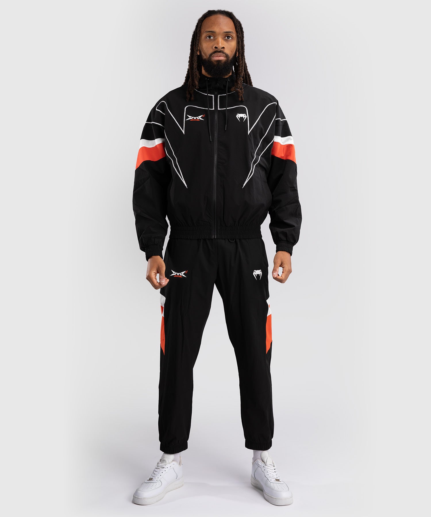 Veste de survêtement Venum x DTR Fight Attack 90 - Noir/Orange - product-type_Vestes