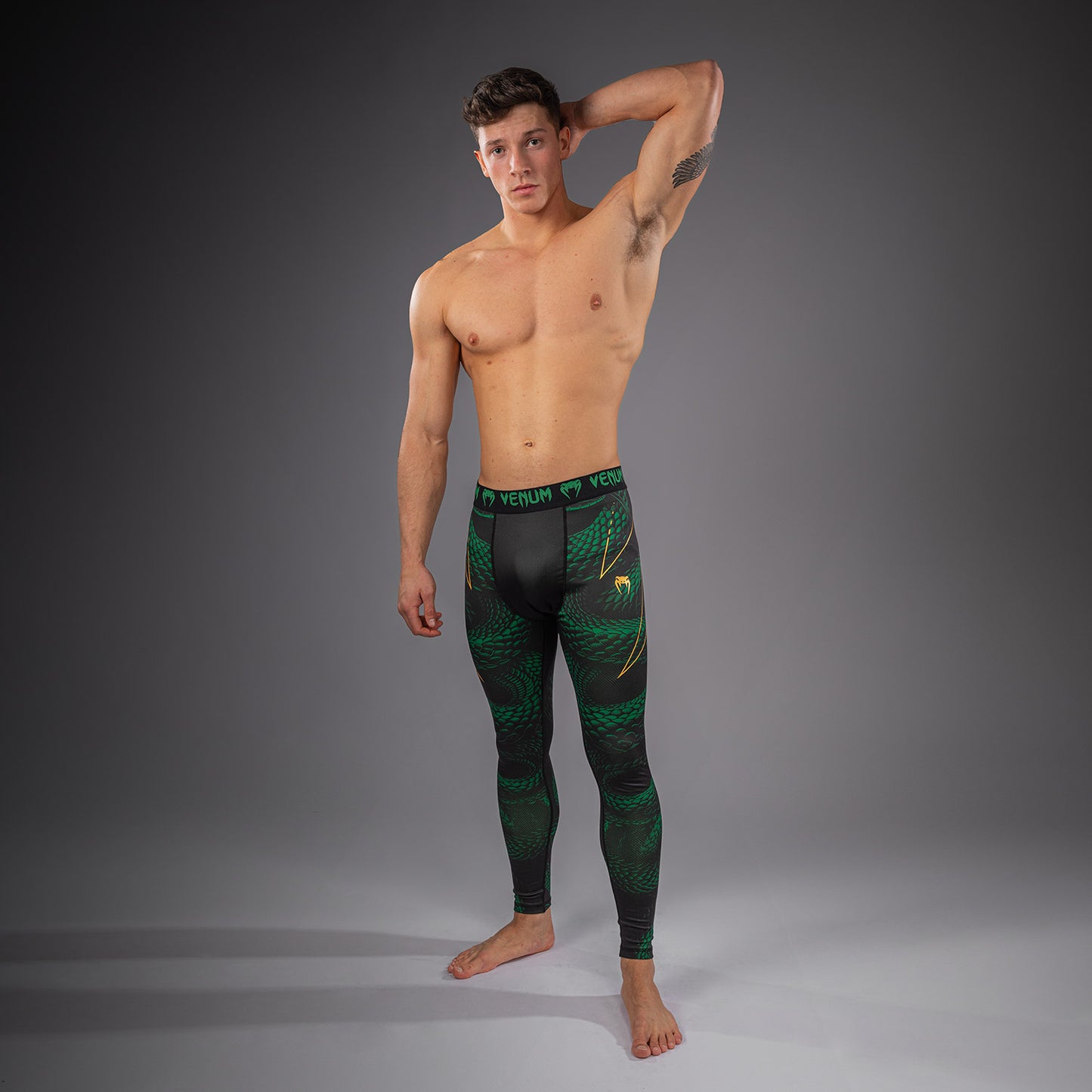 Pantalon de compression Venum Matupa - Noir/Vert/Or - product-type_Pantalons de Compression