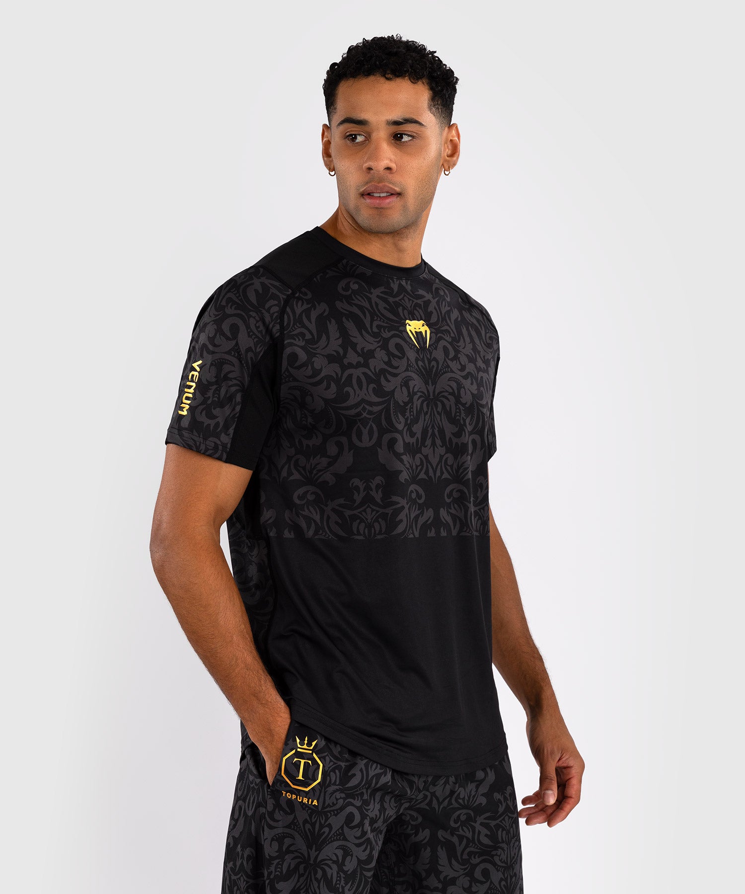 T-shirt Dry-Tech Venum x Topuria Unmatched Edition - Noir/Or - product-type_T-Shirts Dry Tech