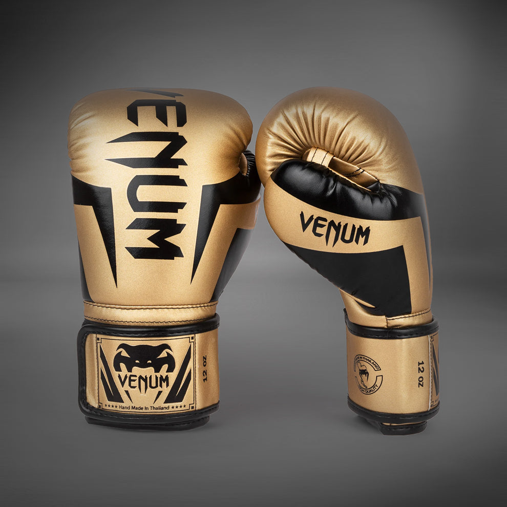 Gants de boxe Venum Elite - Or/Noir - product-type_Gants de boxe