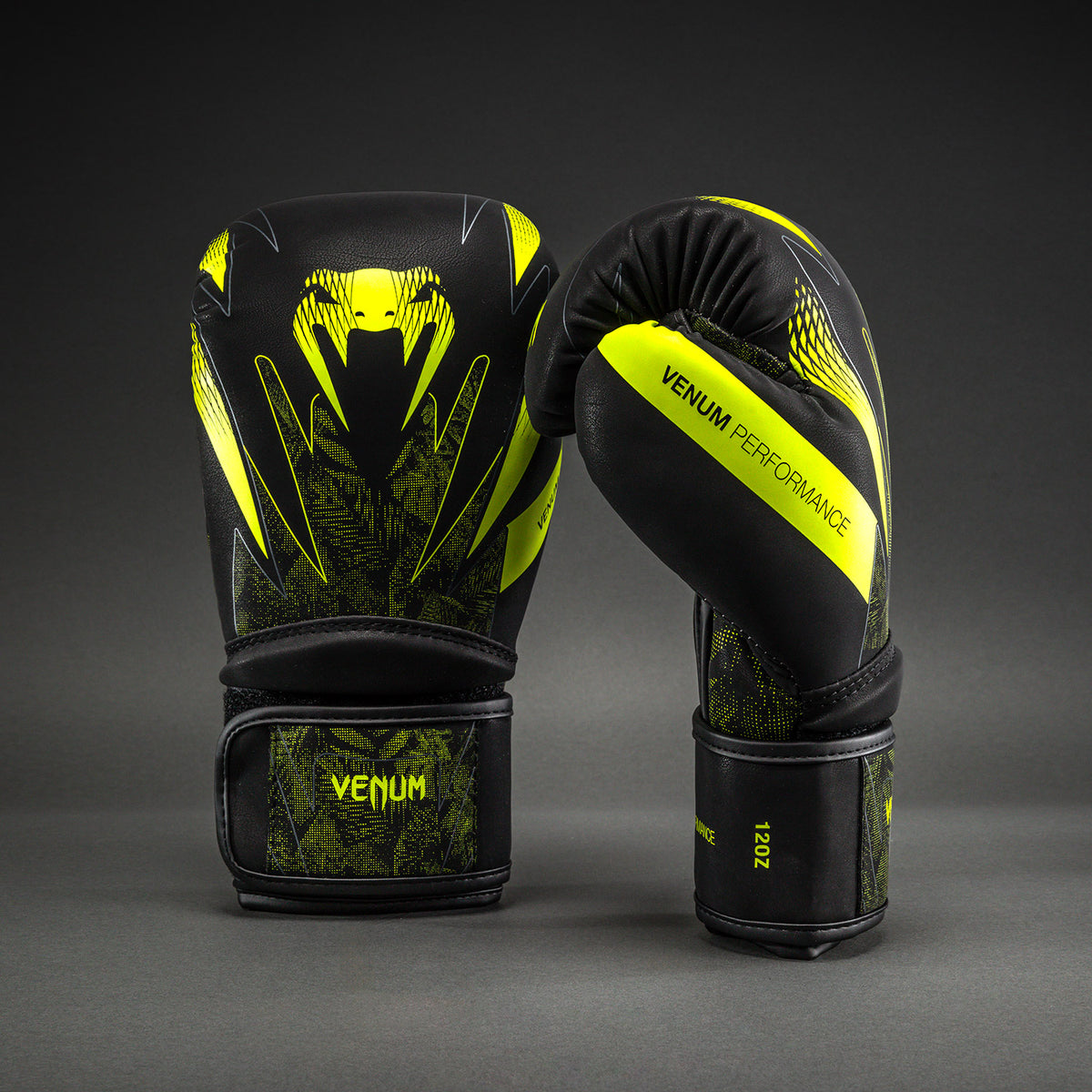 Gants de boxe Impact Venum Amazonia Reborn - Noir/Vert