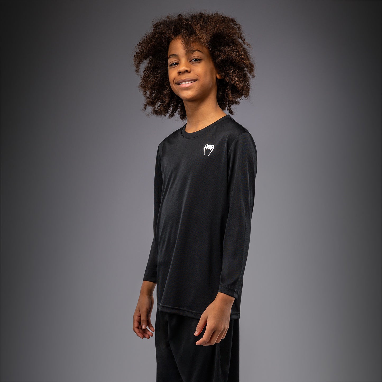 T-shirt à manches Longues pour Enfant Venum Lineup - Noir/Blanc - product-type_T-Shirts Dry Tech