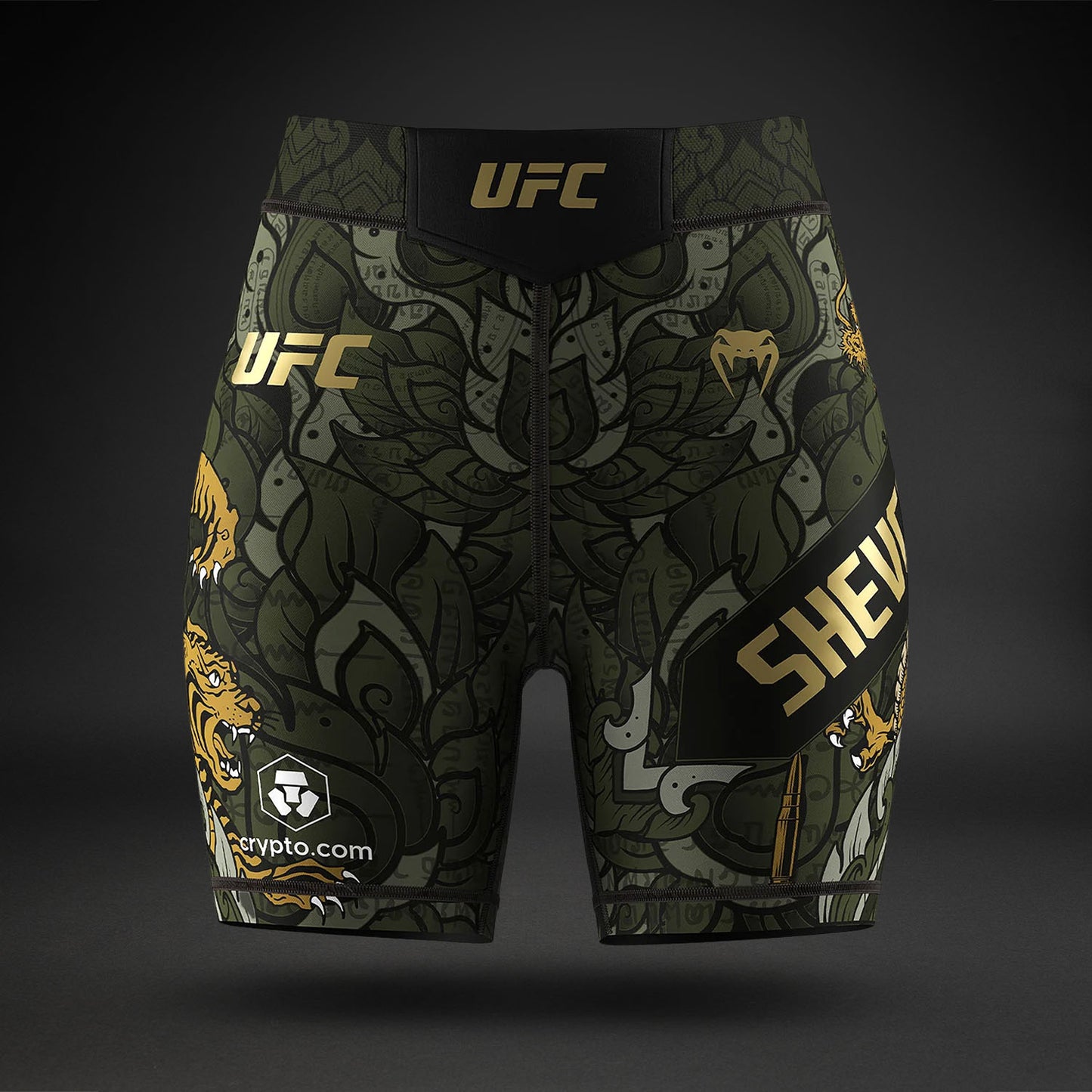 Short de compression pour Femmes UFC Unrivaled by Venum Valentina Shevchenko - Vert - product-type_Shorts de compression