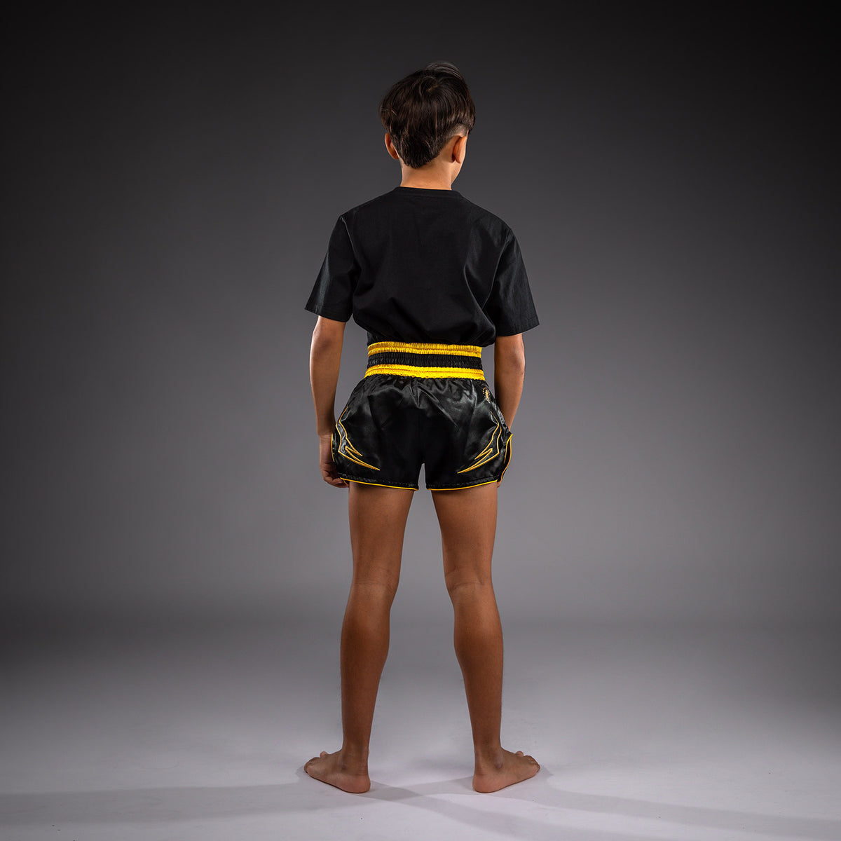 Short de Muay Thai Pour Enfant Venum Bangkok Fury - Noir/Or