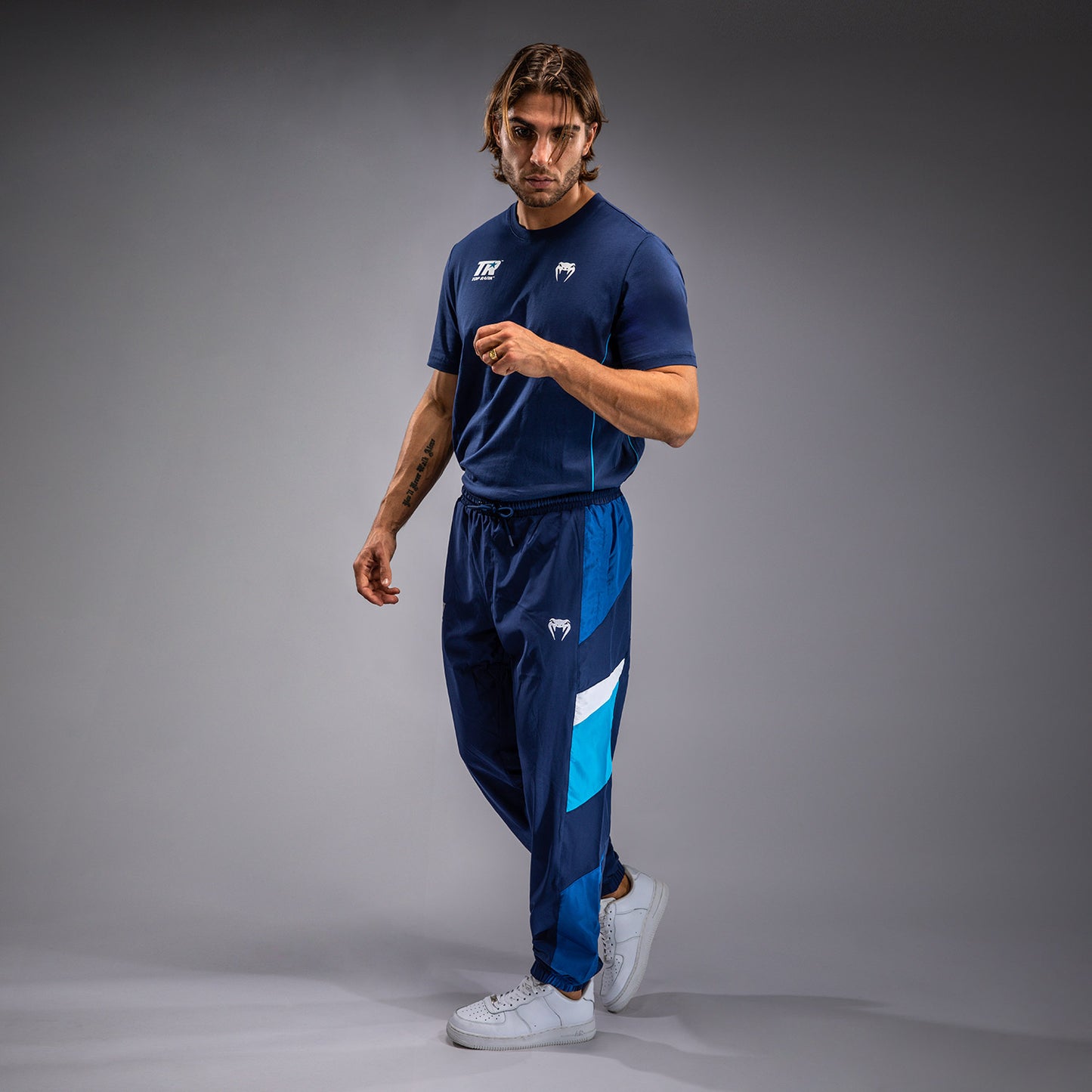 Pantalon de Survêtement Venum x Top Rank Original pour Hommes - Bleu Marine - product-type_Pantalons de jogging