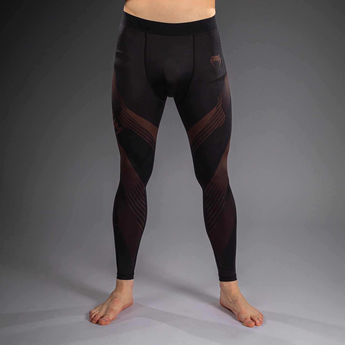 Pantalon de compression Venum No-Gi 6.0 - Noir/Marron