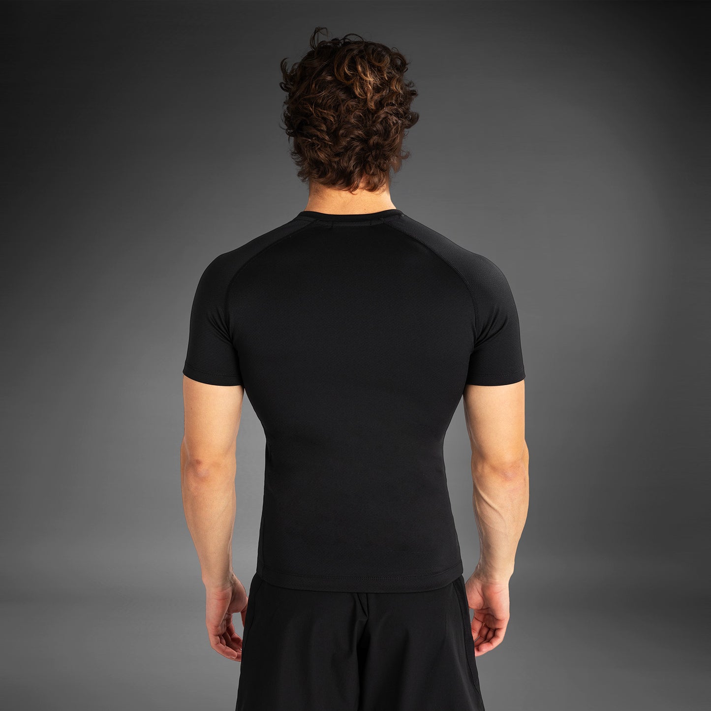 Rashguard à manches courtes pour hommes Venum Contender - Noir/Blanc - product-type_T-Shirts de Compression