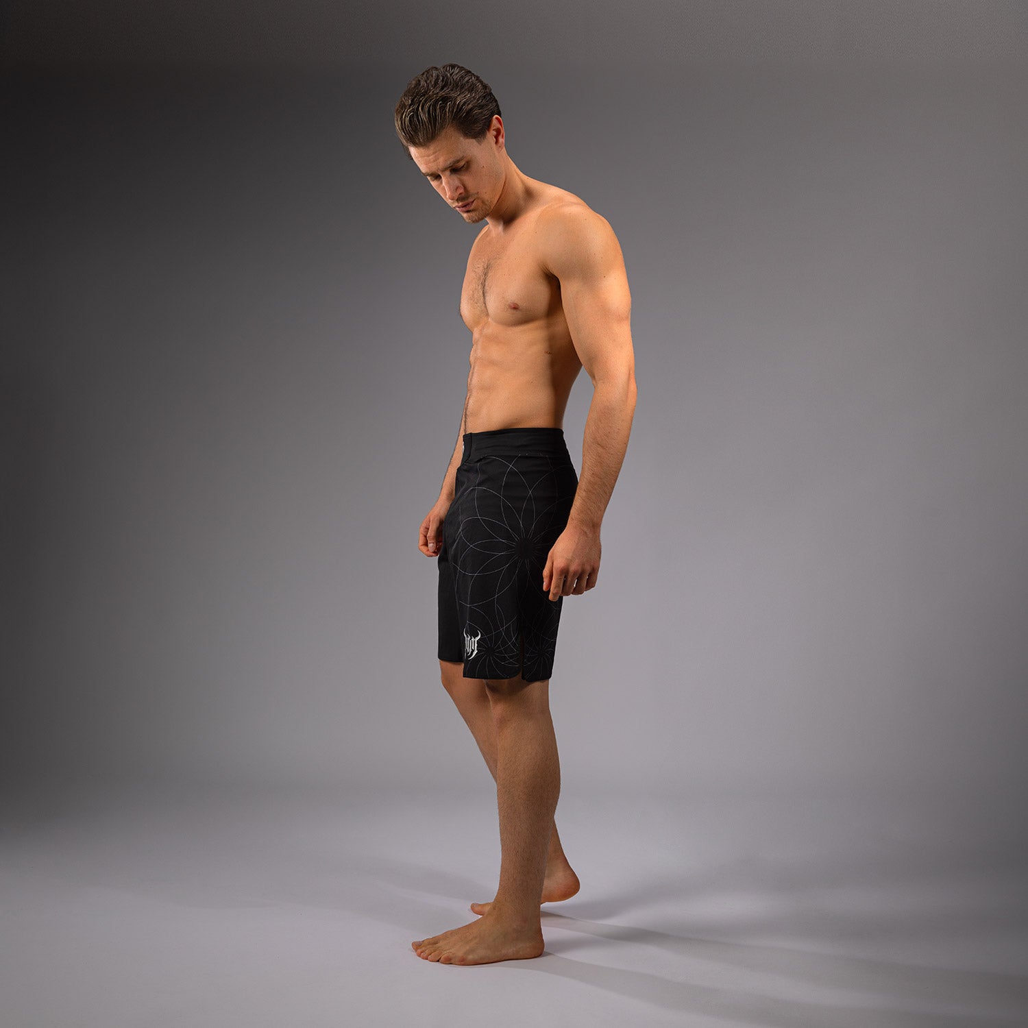 Short de combat Venum Gladiator 5.0 - Noir/Argent - product-type_Shorts de MMA