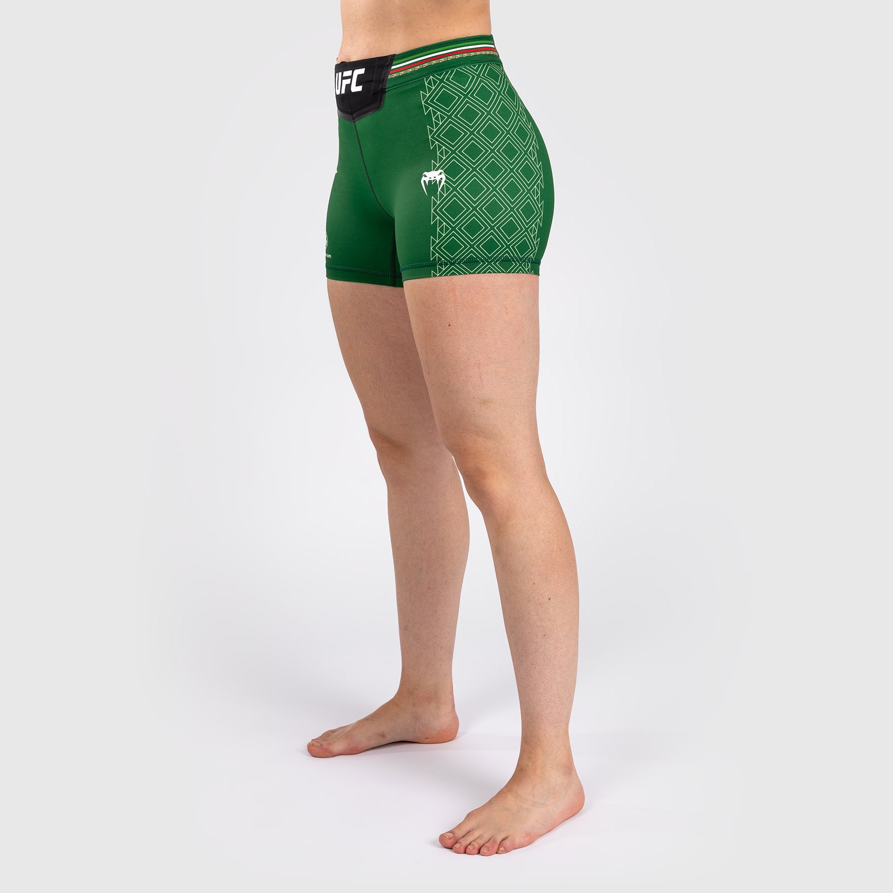 Noche UFC by Venum Authentic Fight Night Short de compression pour Femmes - Coupe courte - Vert - product-type_Shorts de compression
