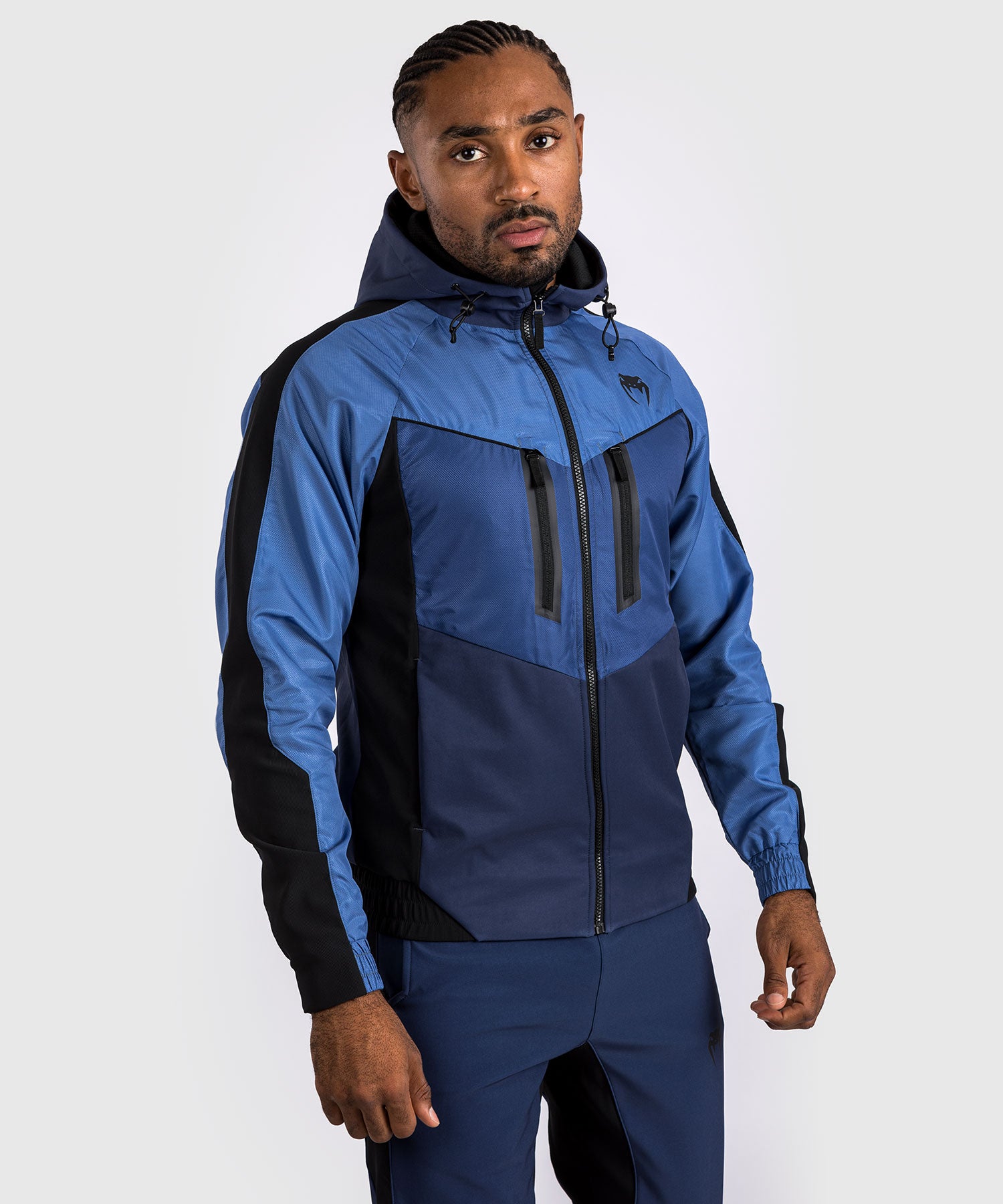 Veste de survêtement Venum Laser 3.0 - Noir/Bleu - product-type_Vestes