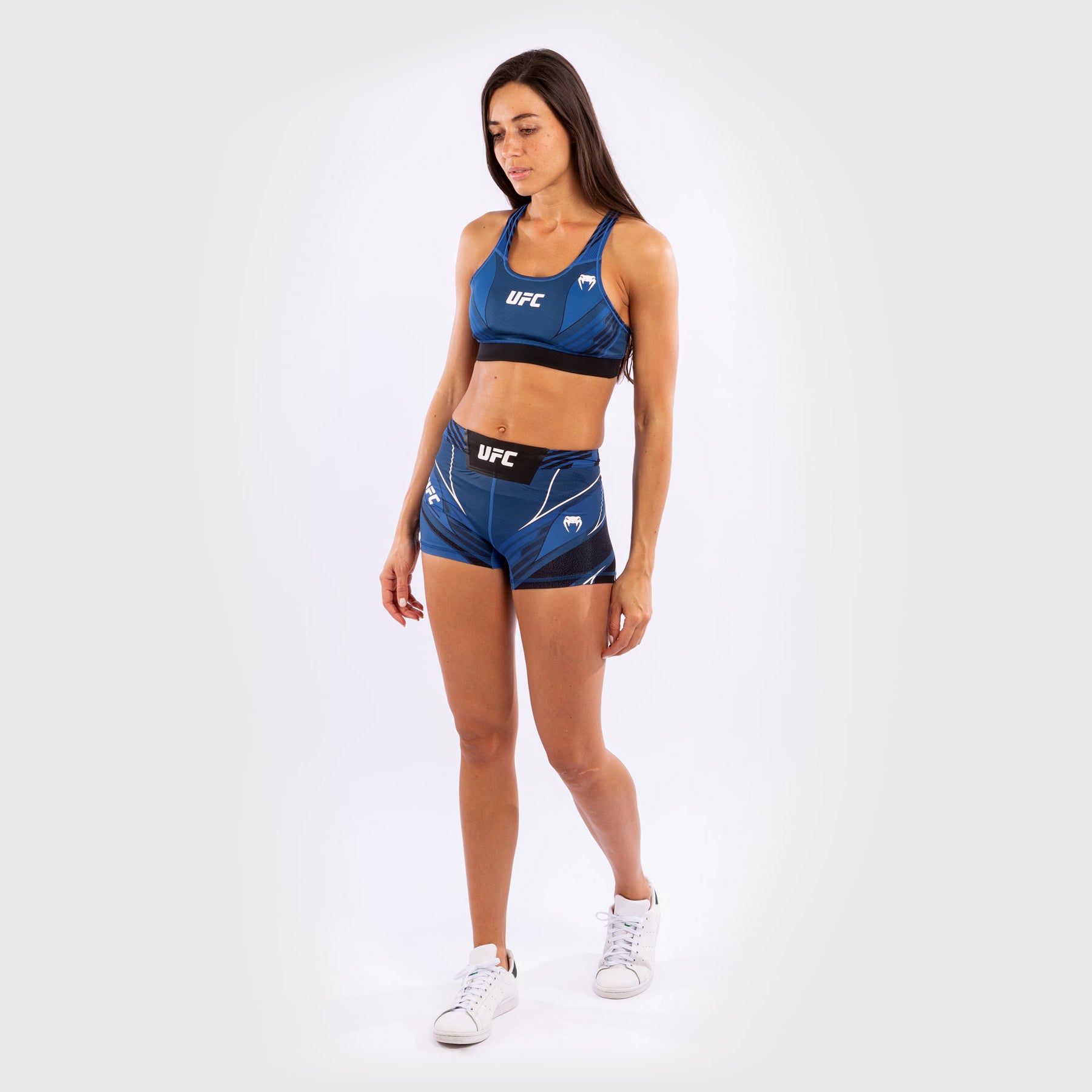 Short de compression pour Femmes UFC Venum Authentic Fight Night - Coupe Courte - Bleu - product-type_Shorts de compression