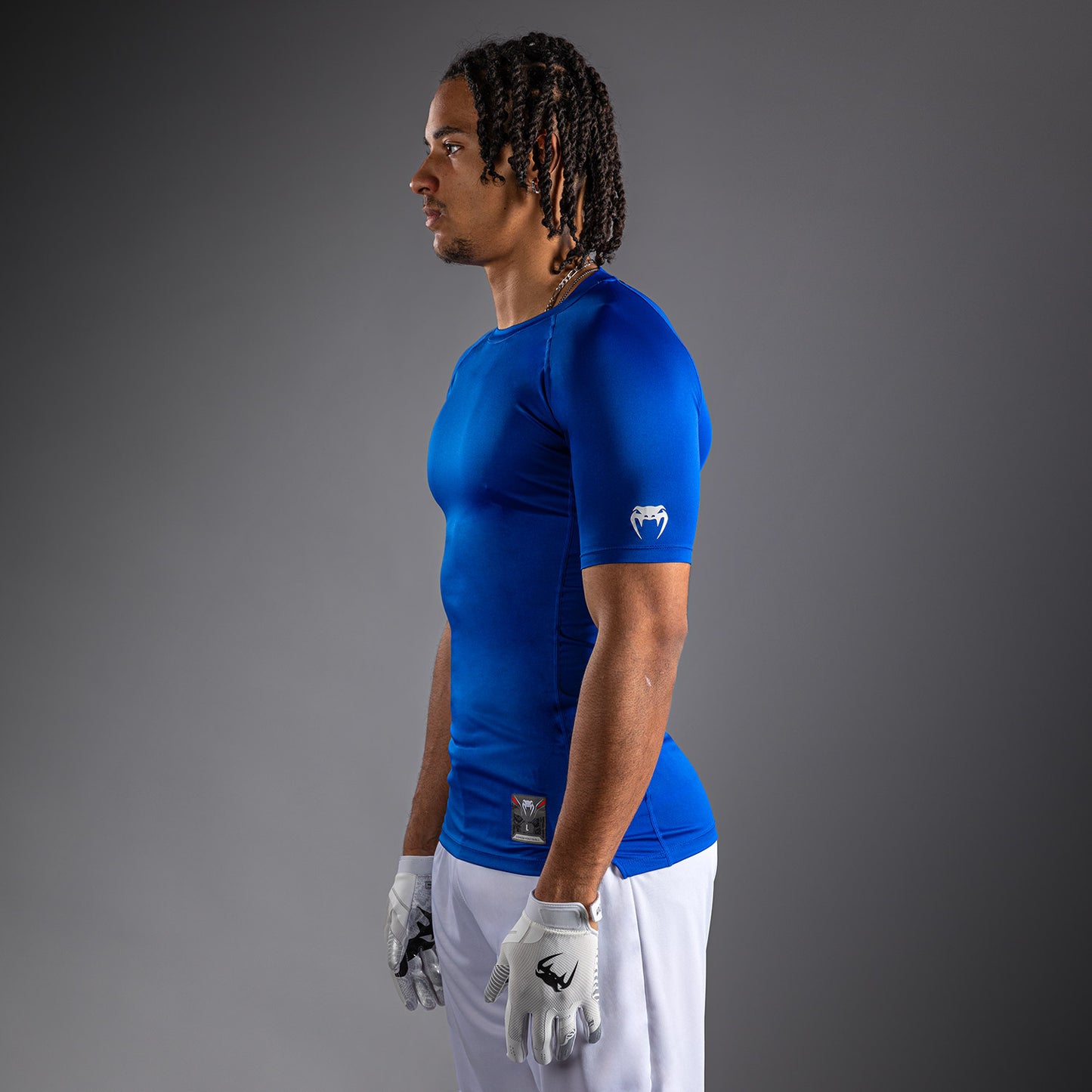 T-shirt de Compression Venum Lineup - Bleu/Blanc - product-type_T-Shirts de Compression