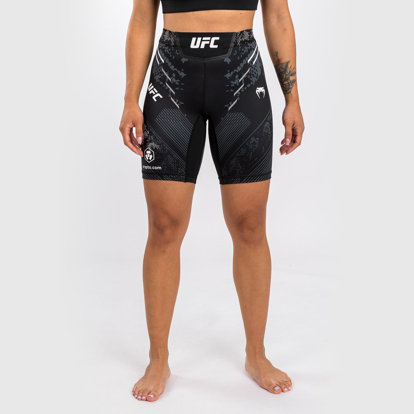 Short de compression Long Fit pour Femmes UFC Adrenaline by Venum Authentic Fight Night - Noir - product-type_Shorts de compression