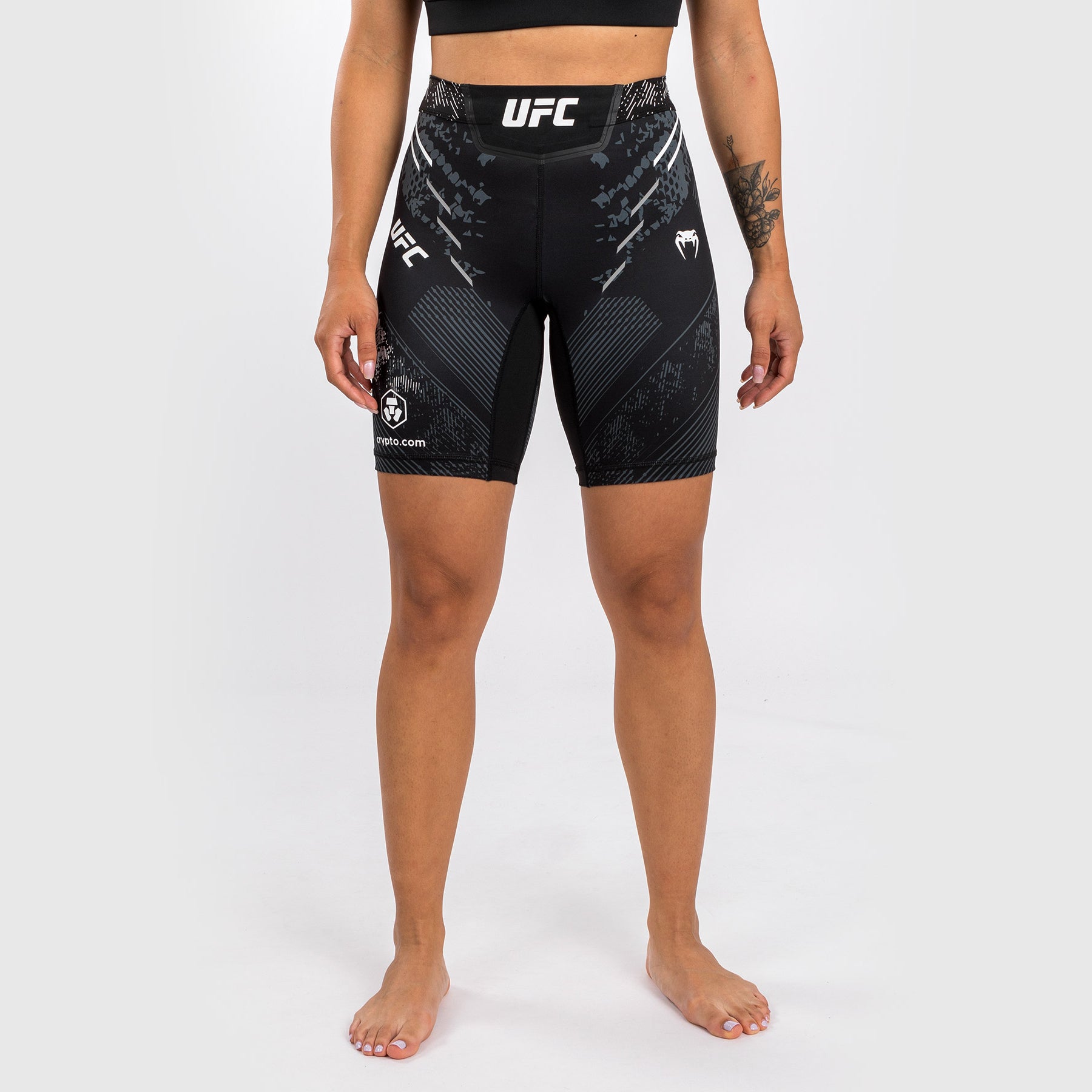 Short de compression Long Fit pour Femmes UFC Adrenaline by Venum Authentic Fight Night - Noir - product-type_Shorts de compression