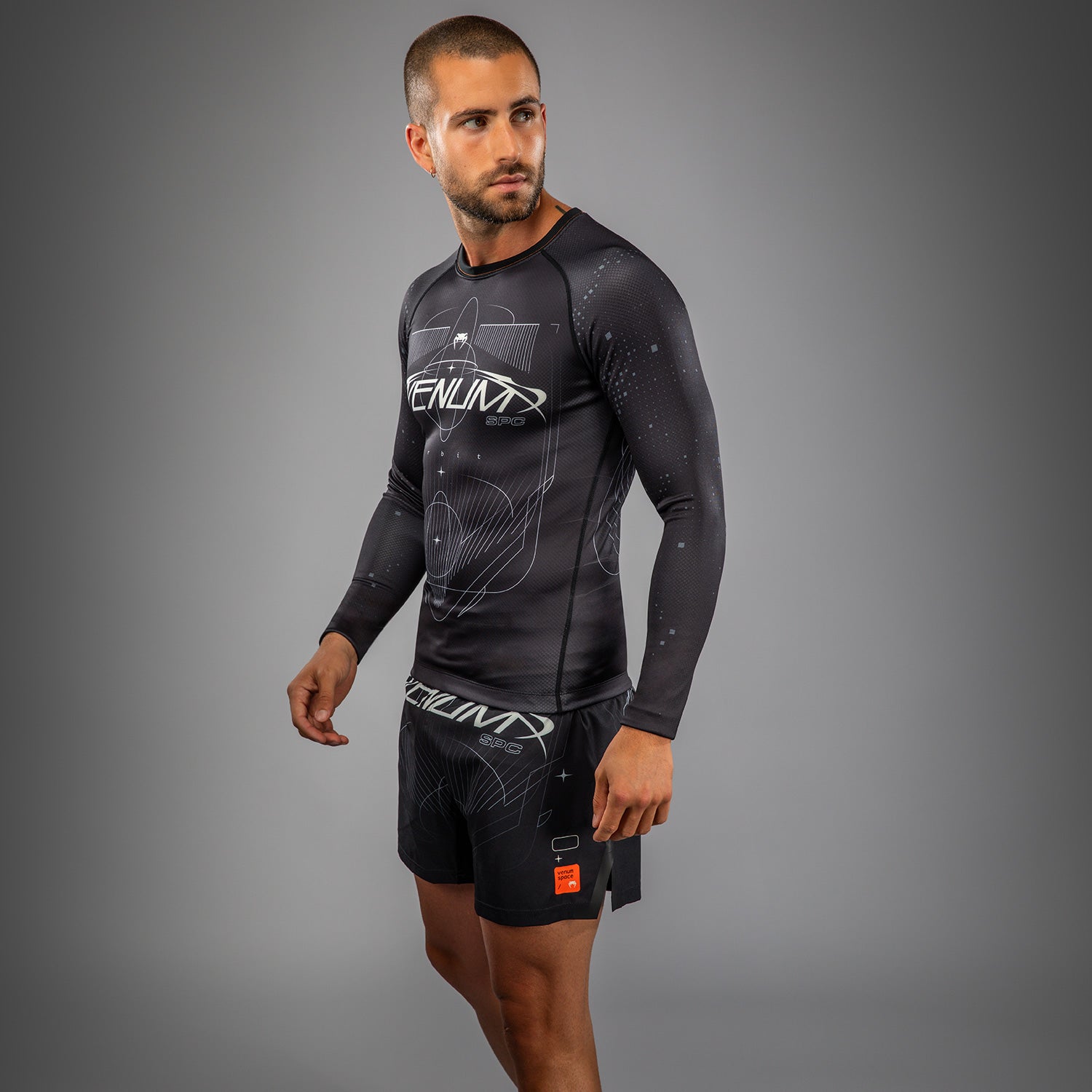 Rashguard Manches Longues Venum Eclipse – Noir/Ivoire - product-type_T-Shirts de Compression