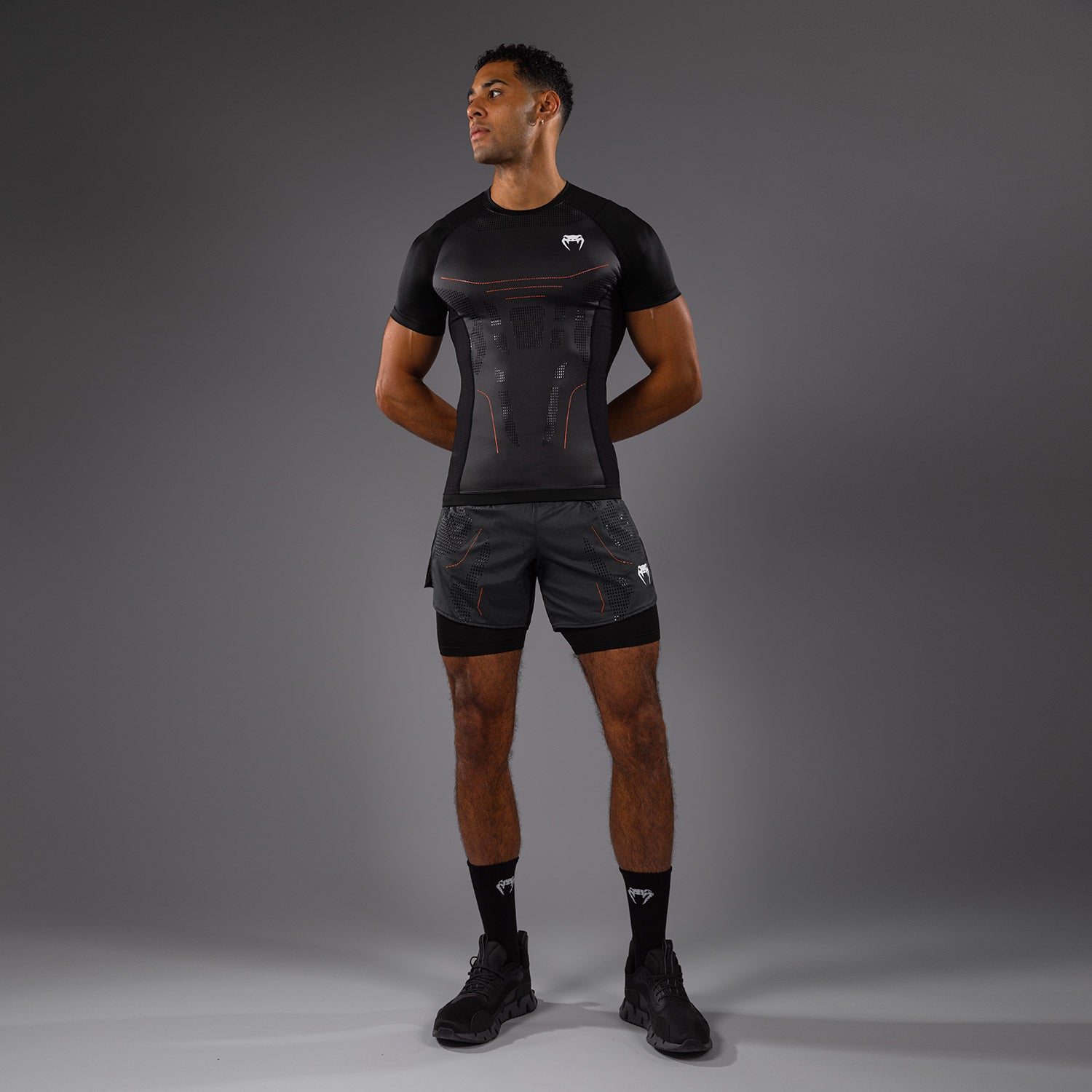 Rashguard Manches Courtes Venum Technical 3.0 - Graphite - product-type_T-Shirts de Compression