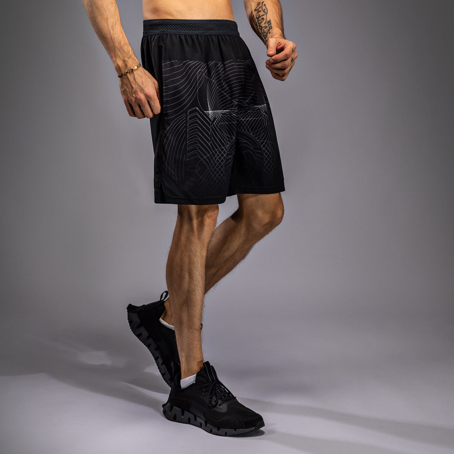 Short d'entraînement Venum G-Fit Air pour Hommes - Noir Intense/Sable Désert - product-type_Shorts de training