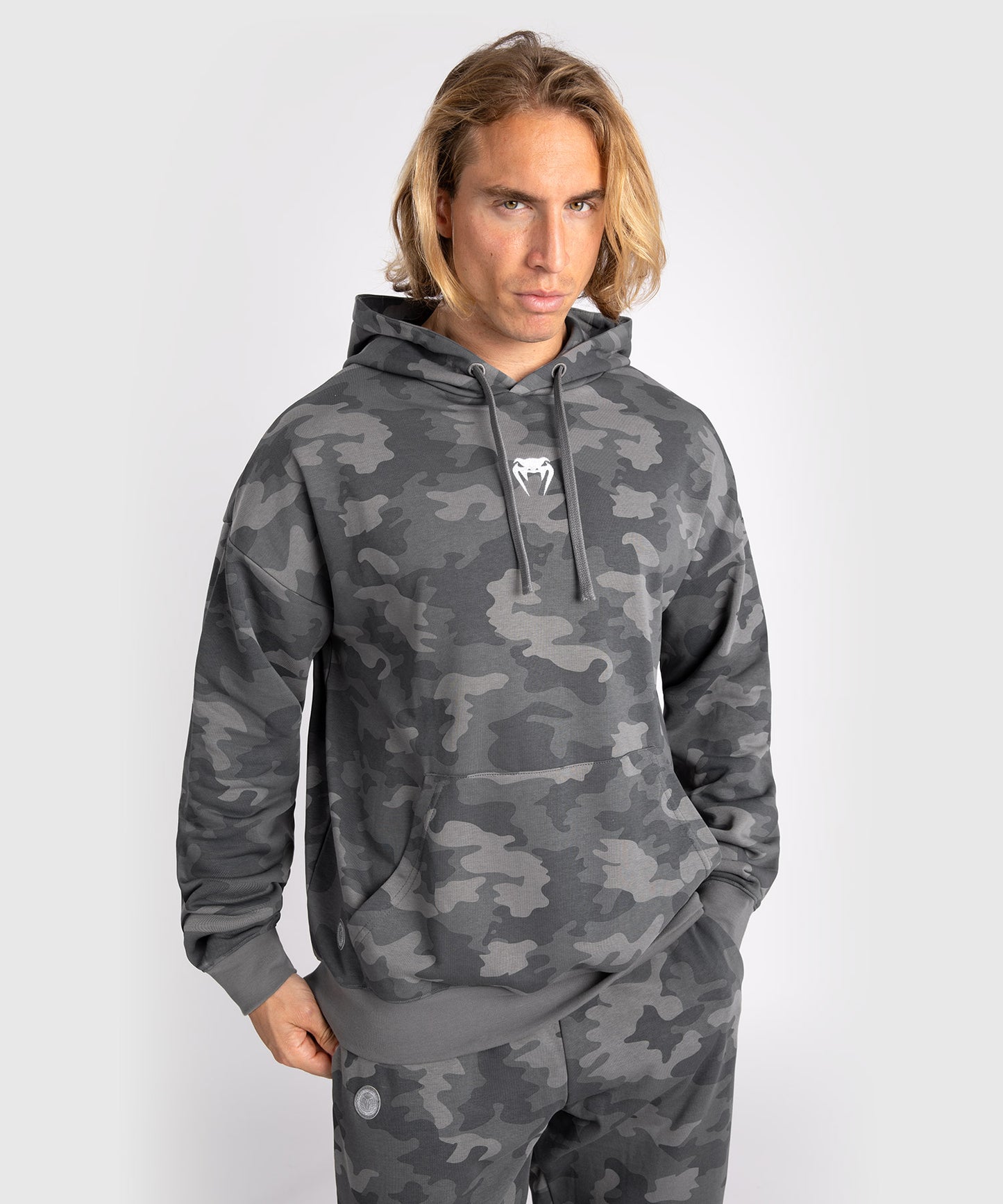 Sweat À Capuche pour Hommes Venum Vortex XL - Camouflage Anthracite - product-type_Sweatshirts