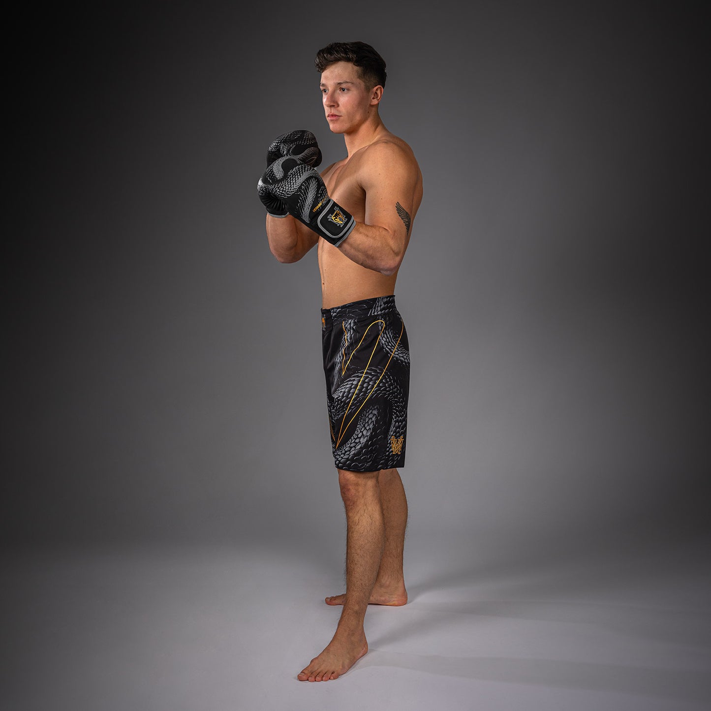 Short de Combat Venum Matupa - Noir/Gris/Or - product-type_Shorts de MMA