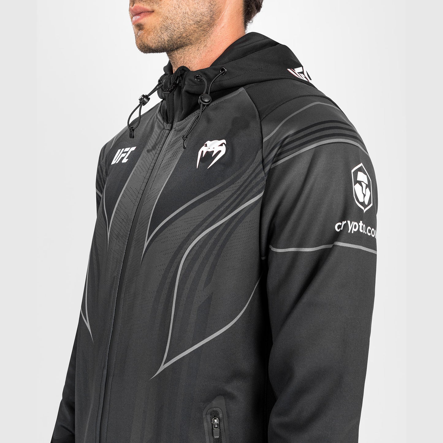 Sweat à capuche Walkout UFC Venum Authentic Fight Night 2.0 pour homme - Noir - product-type_Vestes