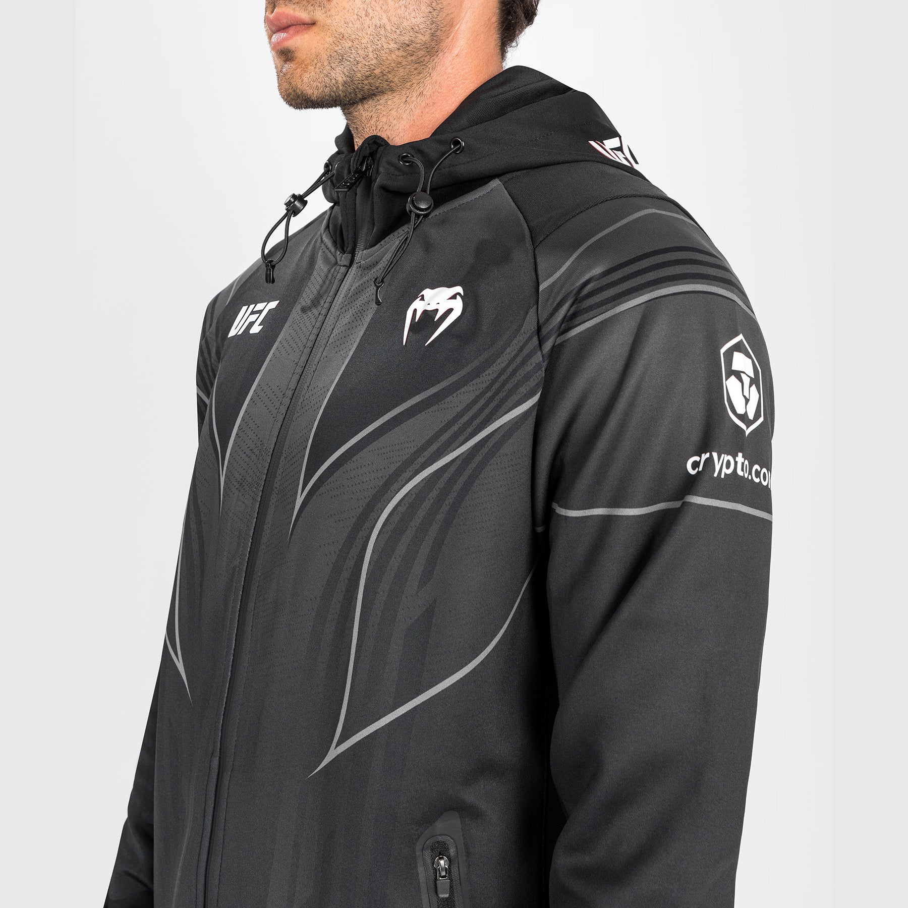 Sweat à capuche Walkout UFC Venum Authentic Fight Night 2.0 pour homme - Noir - product-type_Vestes