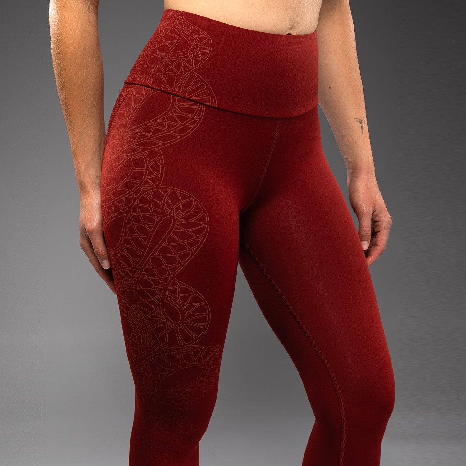 Legging Venum Serpenti – Bordeaux/Ivoire - product-type_Leggings